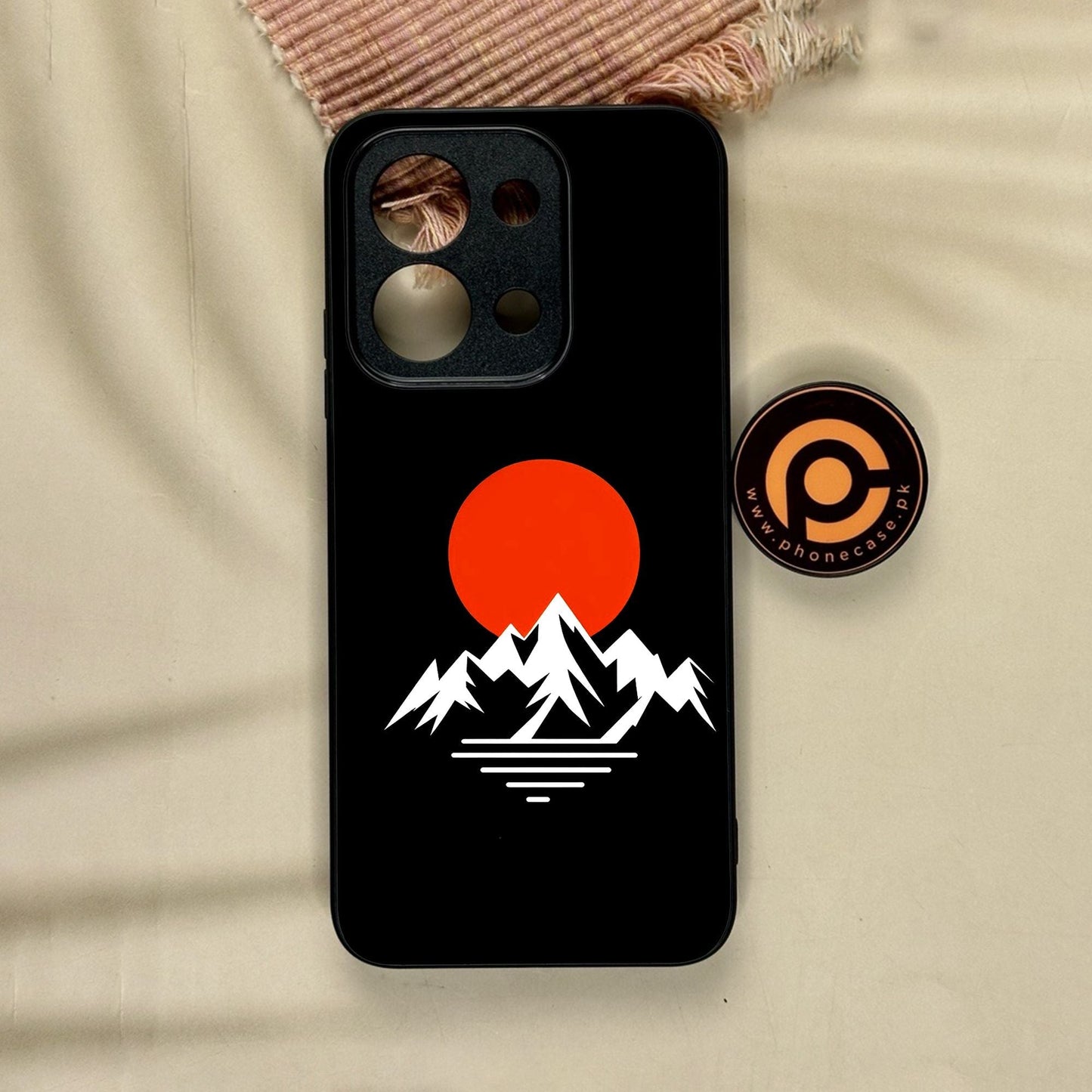 Xiaomi Redmi 15C - Minimalistic Design 2 - Premium Metal Printed Soft Bumper Shock Proof Case