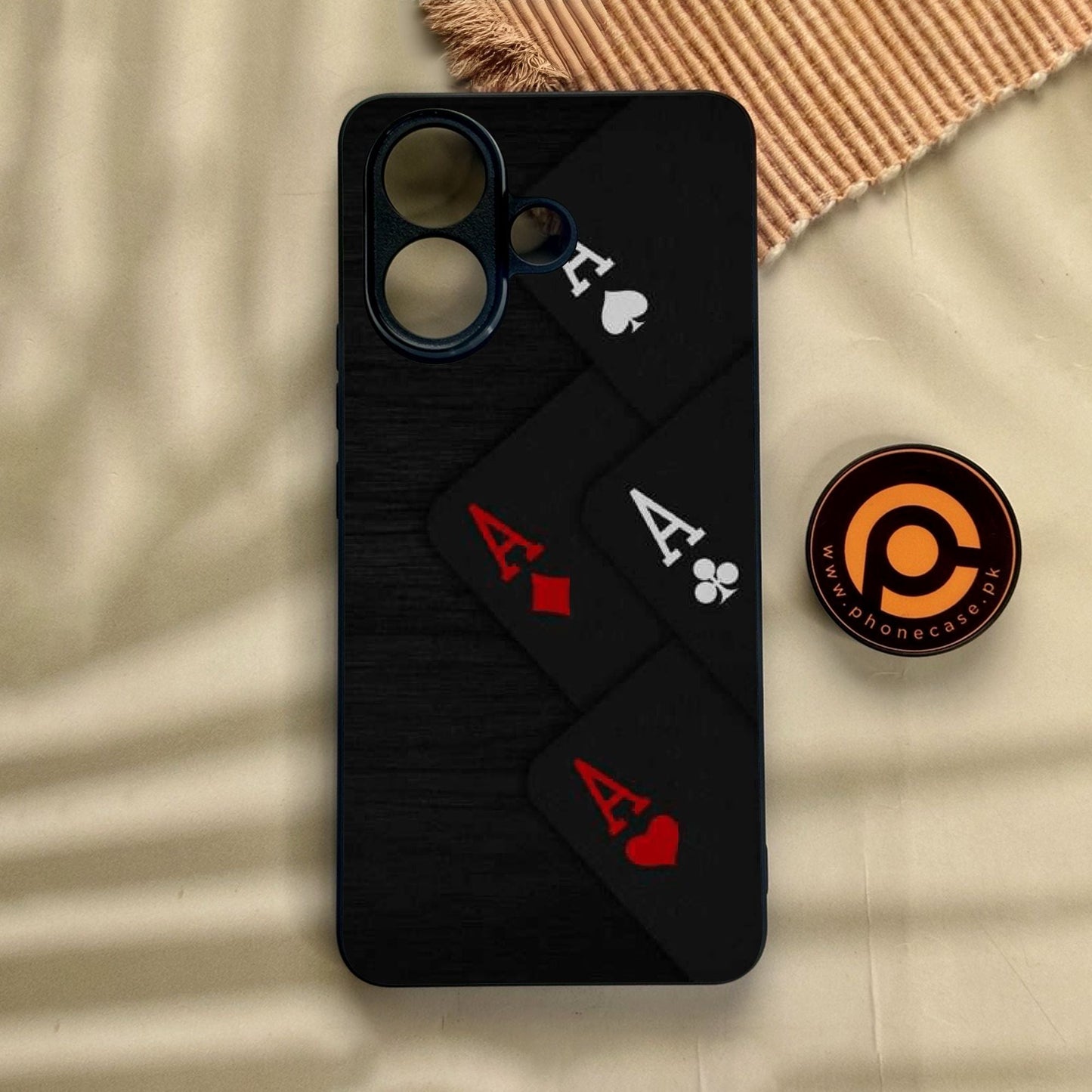 Vivo V60 Lite - Black Art Design 5 - Premium Metal Printed Soft Bumper Shock Proof Case