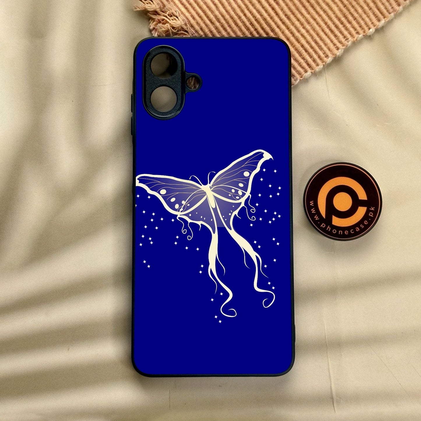 Samsung Galaxy A07 - Butterflies Design 1 - Premium Metal Printed Soft Bumper Shock Proof Case