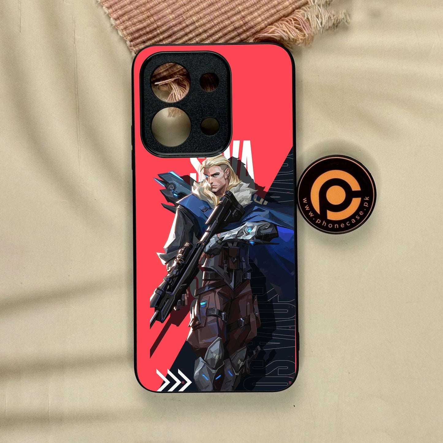 Xiaomi Redmi 15C - Battle-Ready Design 7 - Premium Metal Printed Soft Bumper Shock Proof Case