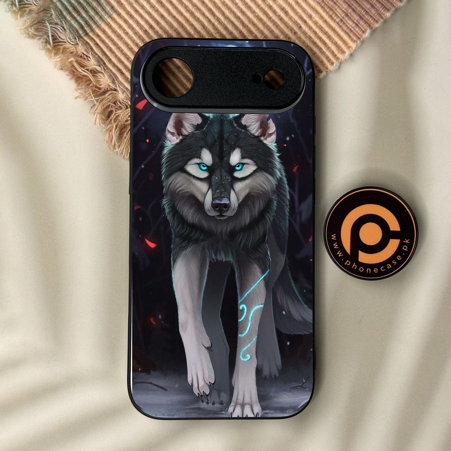 iPhone Air - Wolf Design 8 - Premium Metal Printed Soft Bumper Shock Proof Case