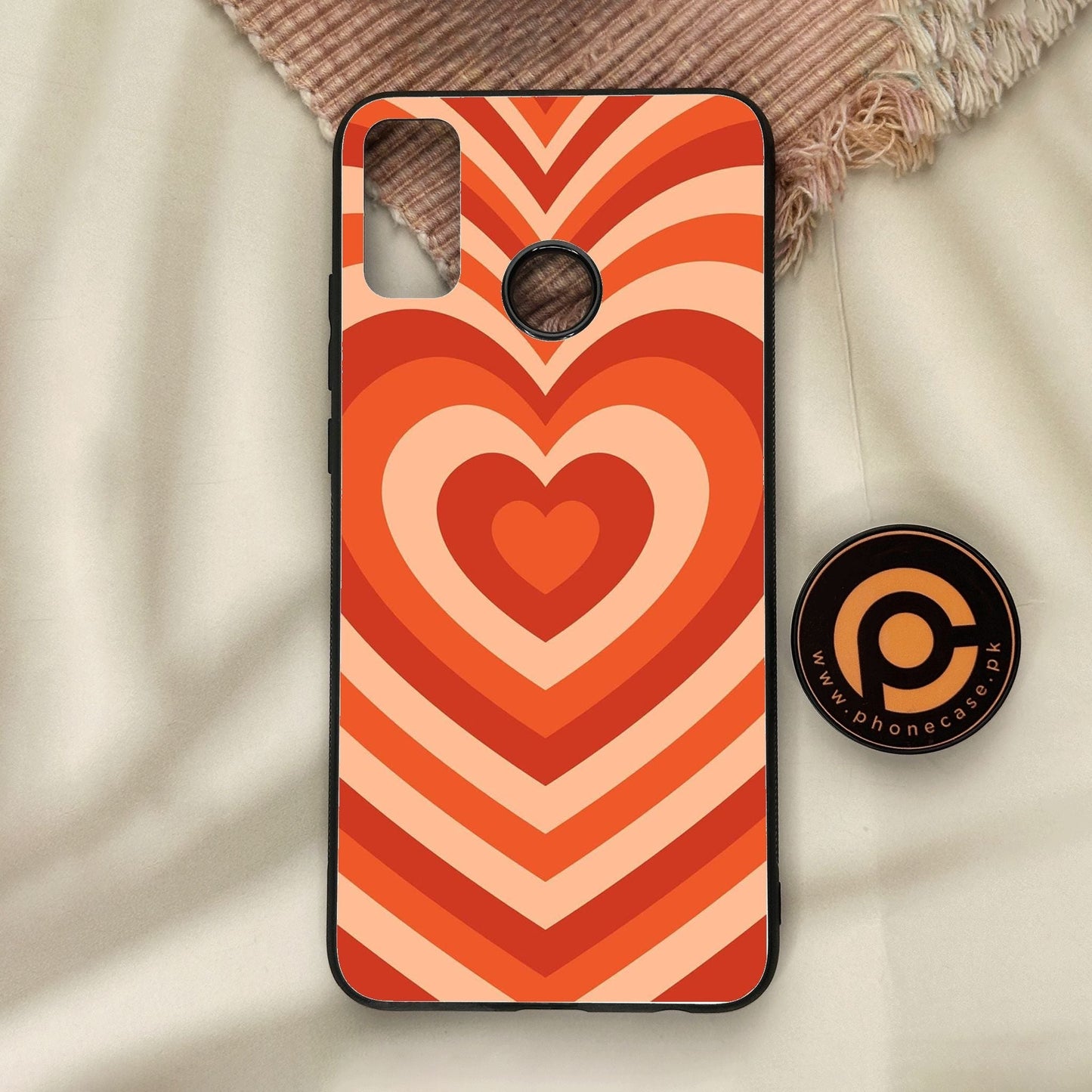 Honor 9X Lite - Heartbeat Design 9 - Premium Metal Printed Soft Bumper Shock Proof Case