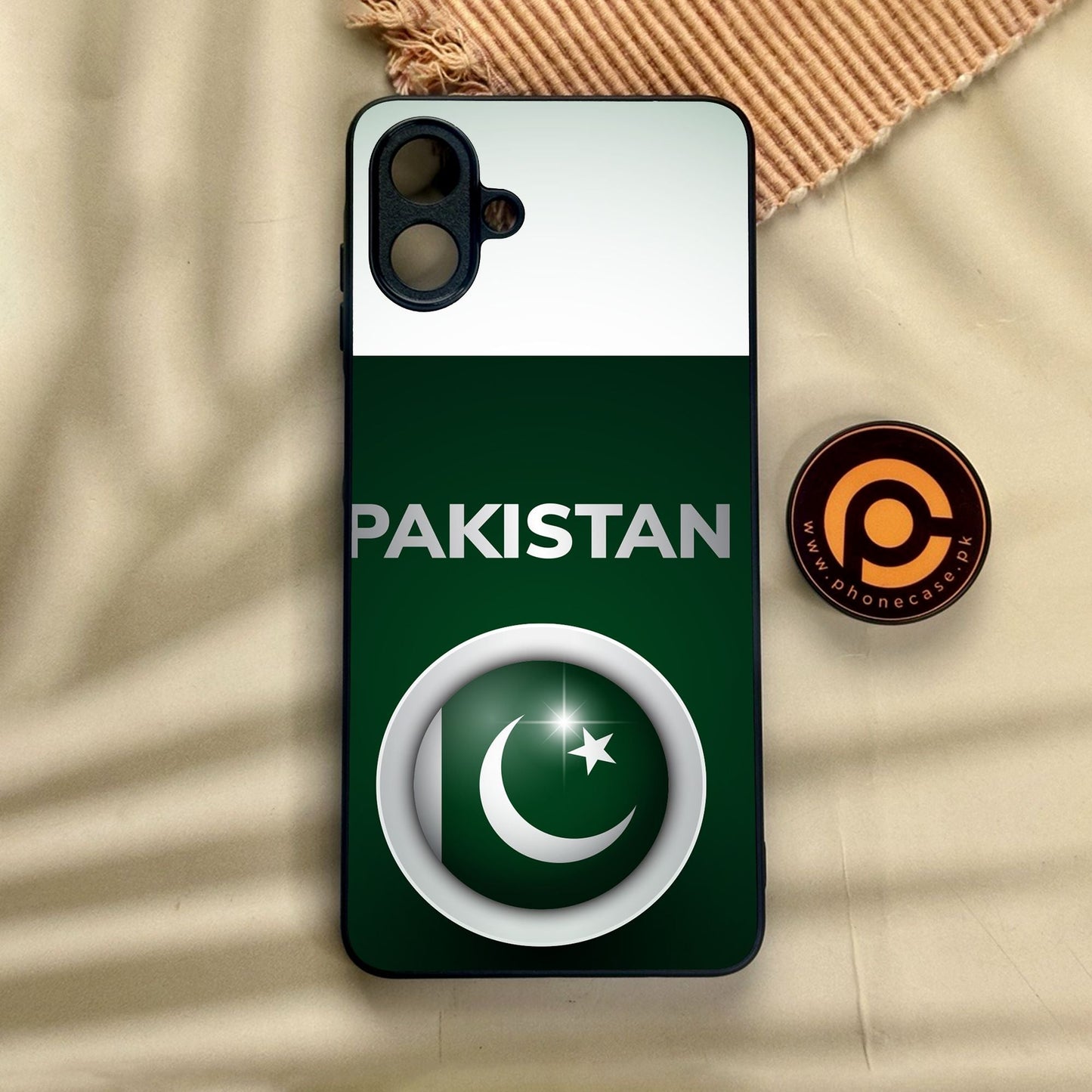 Samsung Galaxy A07 - Pakistani Flag Design 7 - Premium Metal Printed Soft Bumper Shock Proof Case
