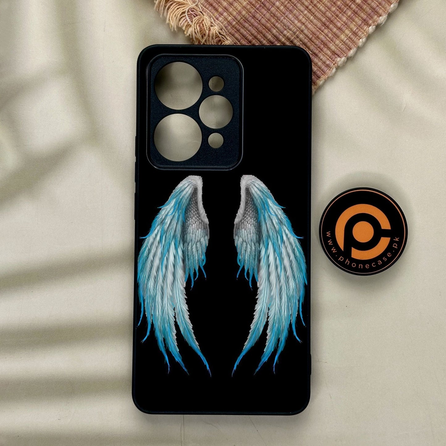 Realme 15 Pro - Angel Wings Design 4 - Premium Metal Printed Soft Bumper Shock Proof Case