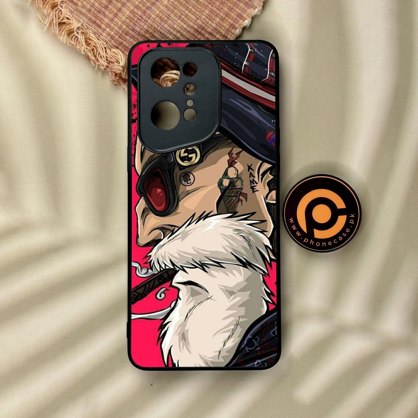 Oppo Find X5 Pro - Master Roshi - Premium Metal Printed Soft Bumper Shock Proof Case