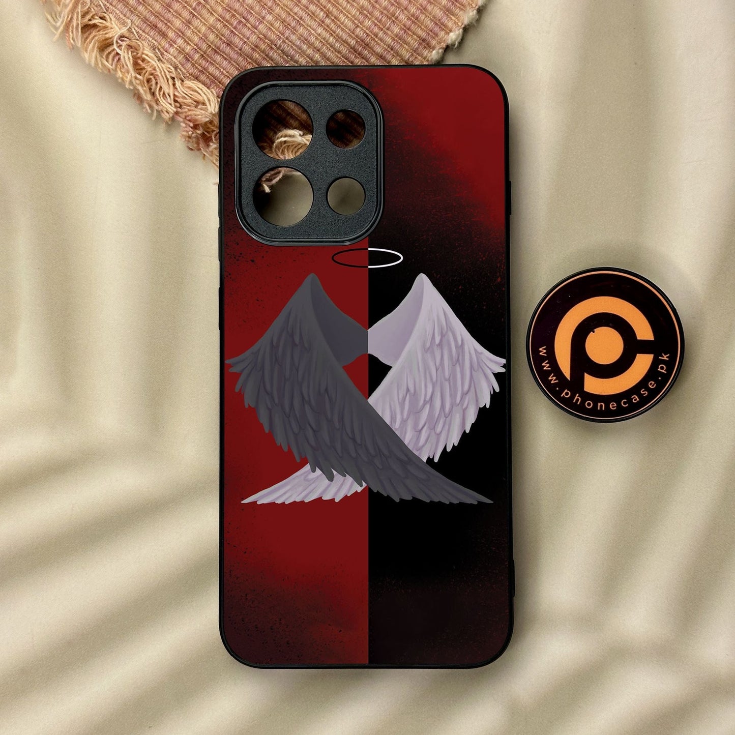 OnePlus 13s - Angel 2.0 Design 7 - Premium Metal Printed Soft Bumper Shock Proof Case