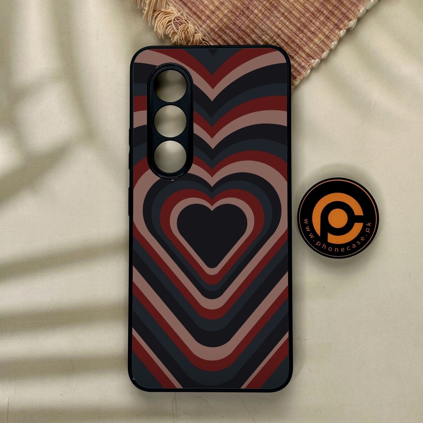 Itel S25 - Heart 2.0 Design 4 - Premium Metal Printed Soft Bumper Shock Proof Case