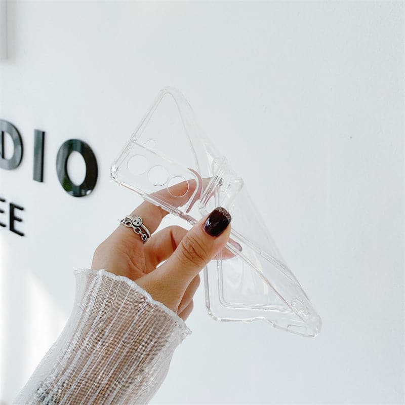 Samsung Galaxy A16 - Wallet Card Holder Transparent Slot ShockProof Case