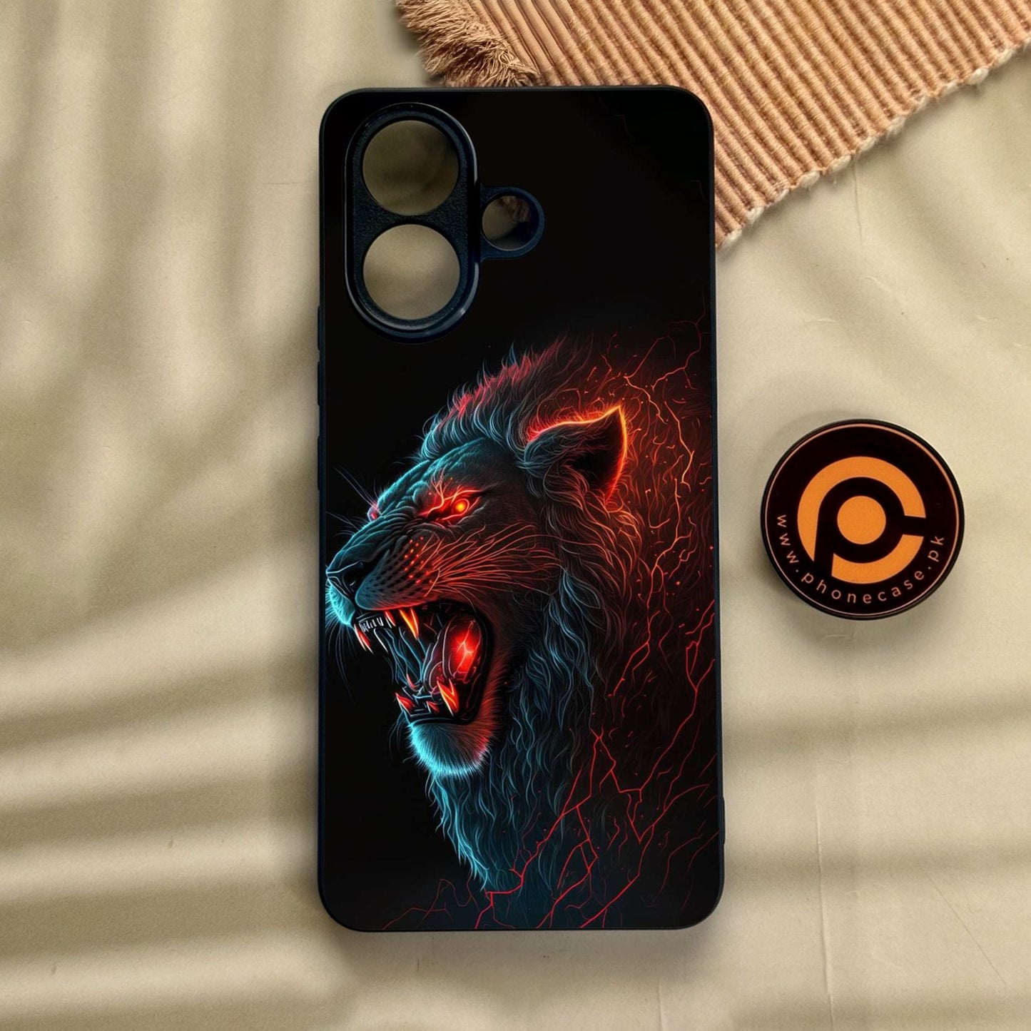 Vivo V60 Lite - Tiger 2.0 Design 6 - Premium Metal Printed Soft Bumper Shock Proof Case