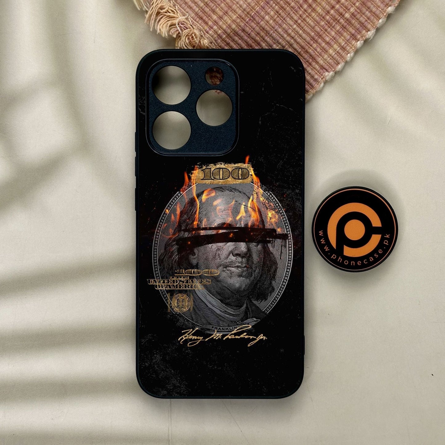 Realme 15T - Dollar Design 10 - Premium Metal Printed Soft Bumper Shock Proof Case