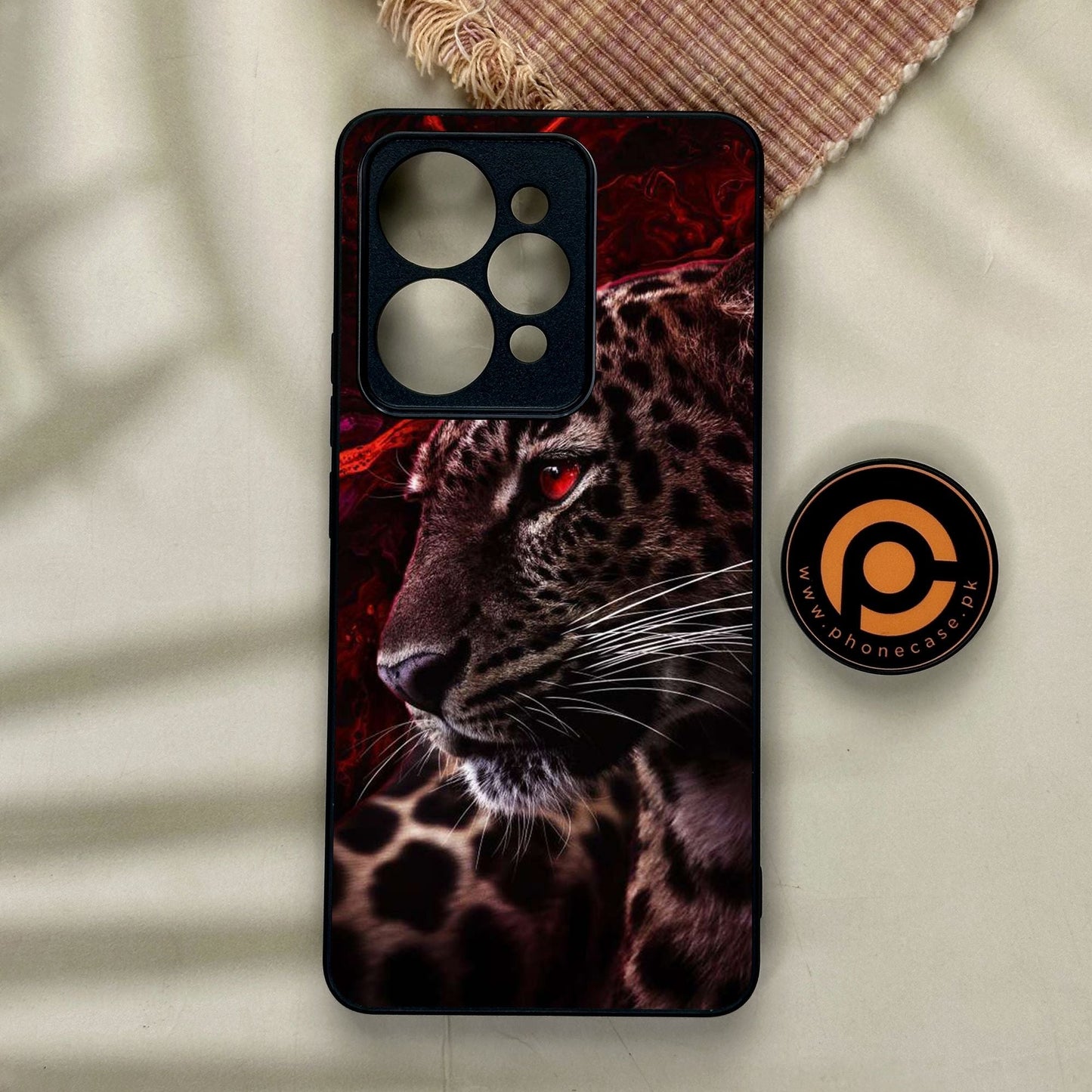 Realme 15 Pro - Tiger Design 5 - Premium Metal Printed Soft Bumper Shock Proof Case