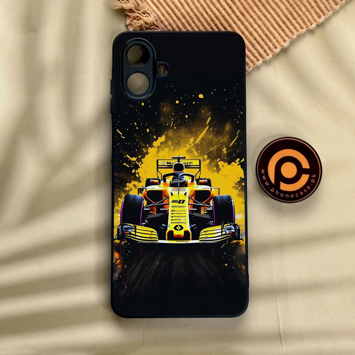 Samsung Galaxy A07 - Formula 1 Design 5 - Premium Metal Printed Soft Bumper Shock Proof Case