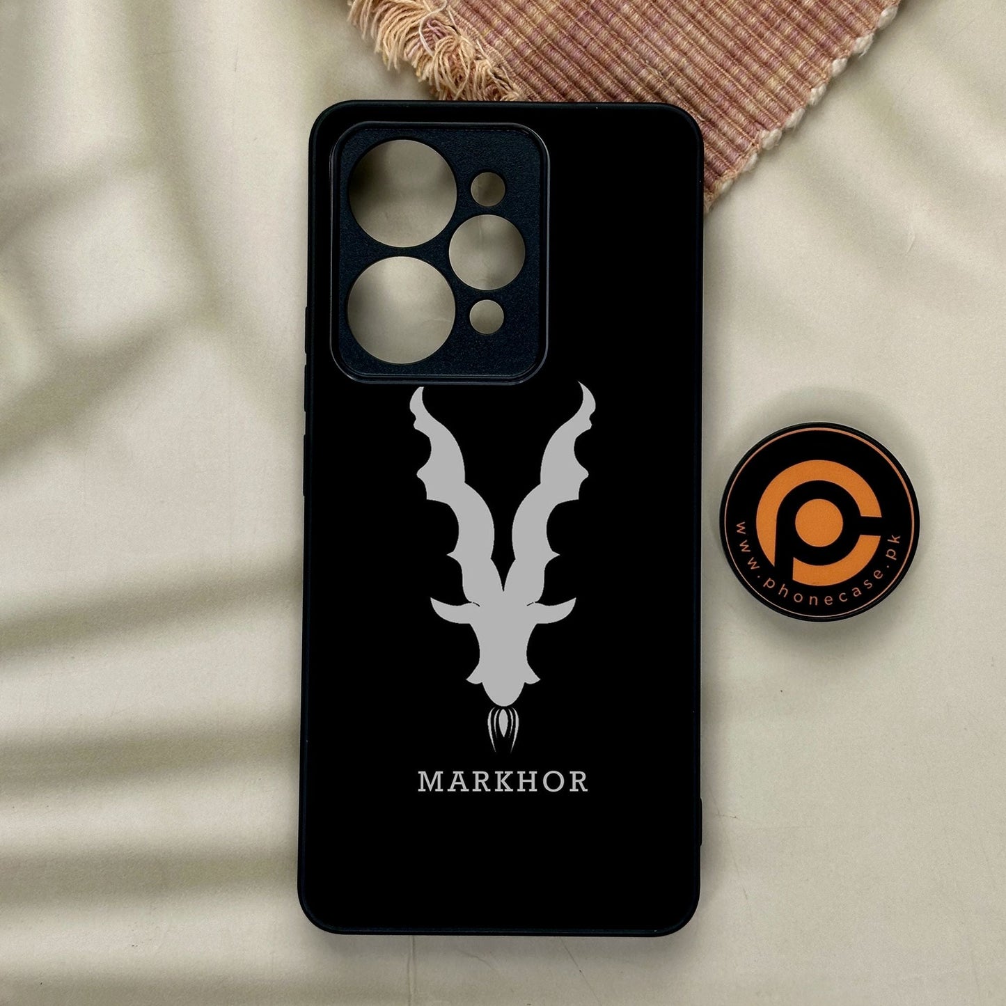 Realme 15 Pro - Markhor Design 9 - Premium Metal Printed Soft Bumper Shock Proof Case