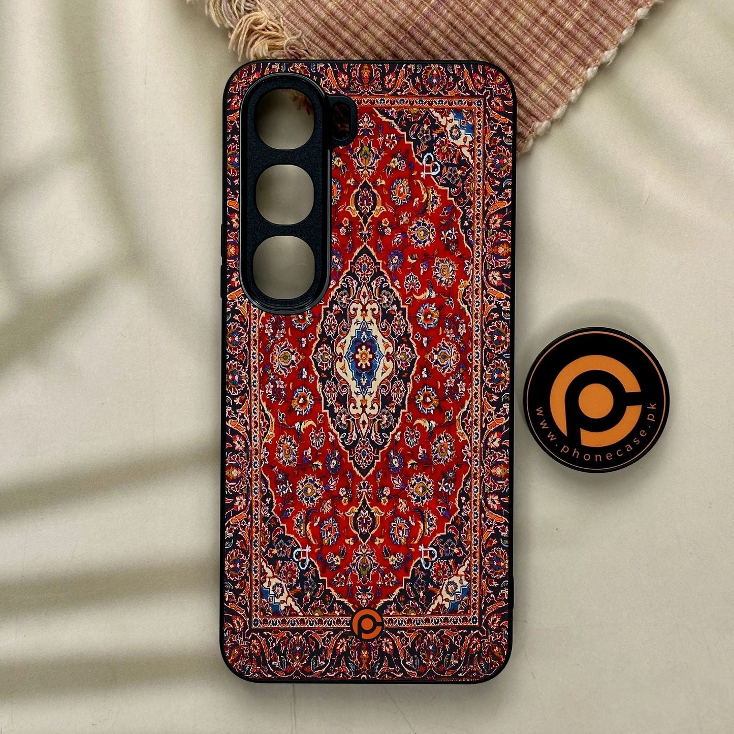 Vivo Y21d - Persian Rug Design 2 - Premium Metal Printed Soft Bumper Shock Proof Case
