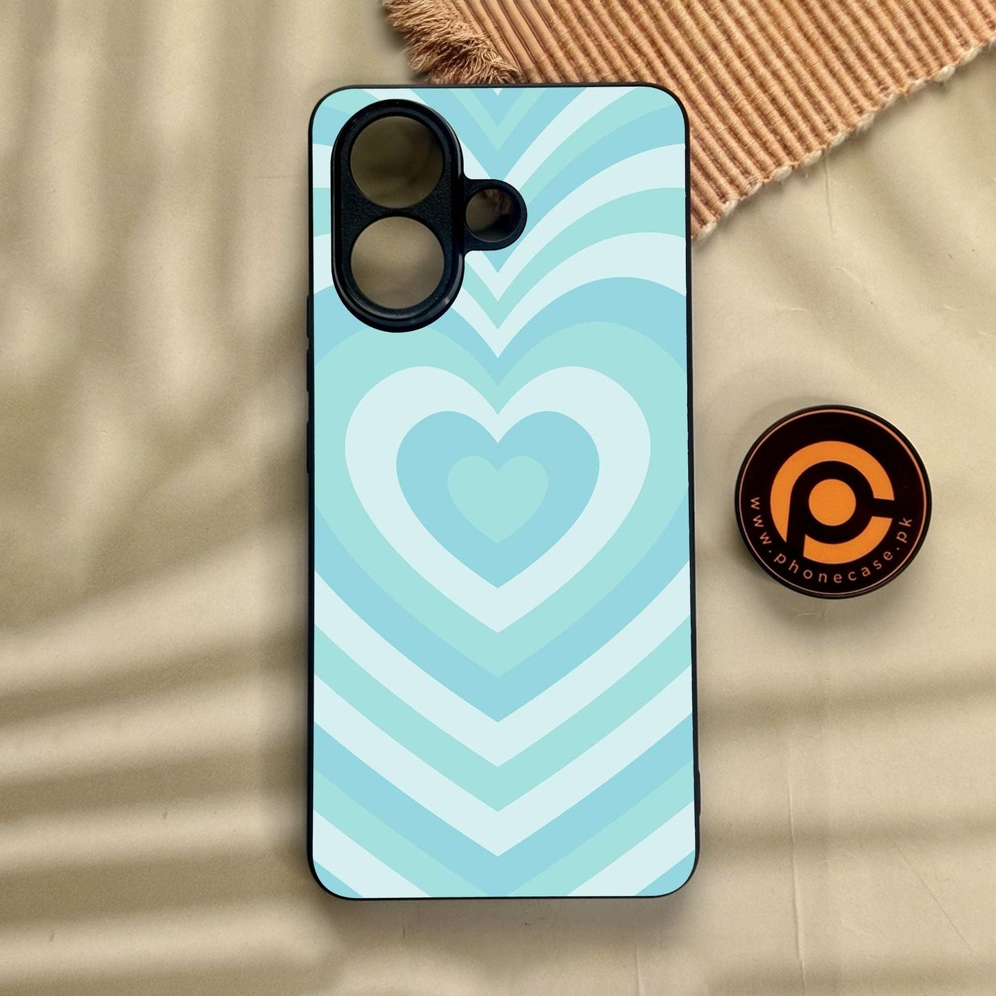 Vivo V60 Lite - Heartbeat Design 7 - Premium Metal Printed Soft Bumper Shock Proof Case