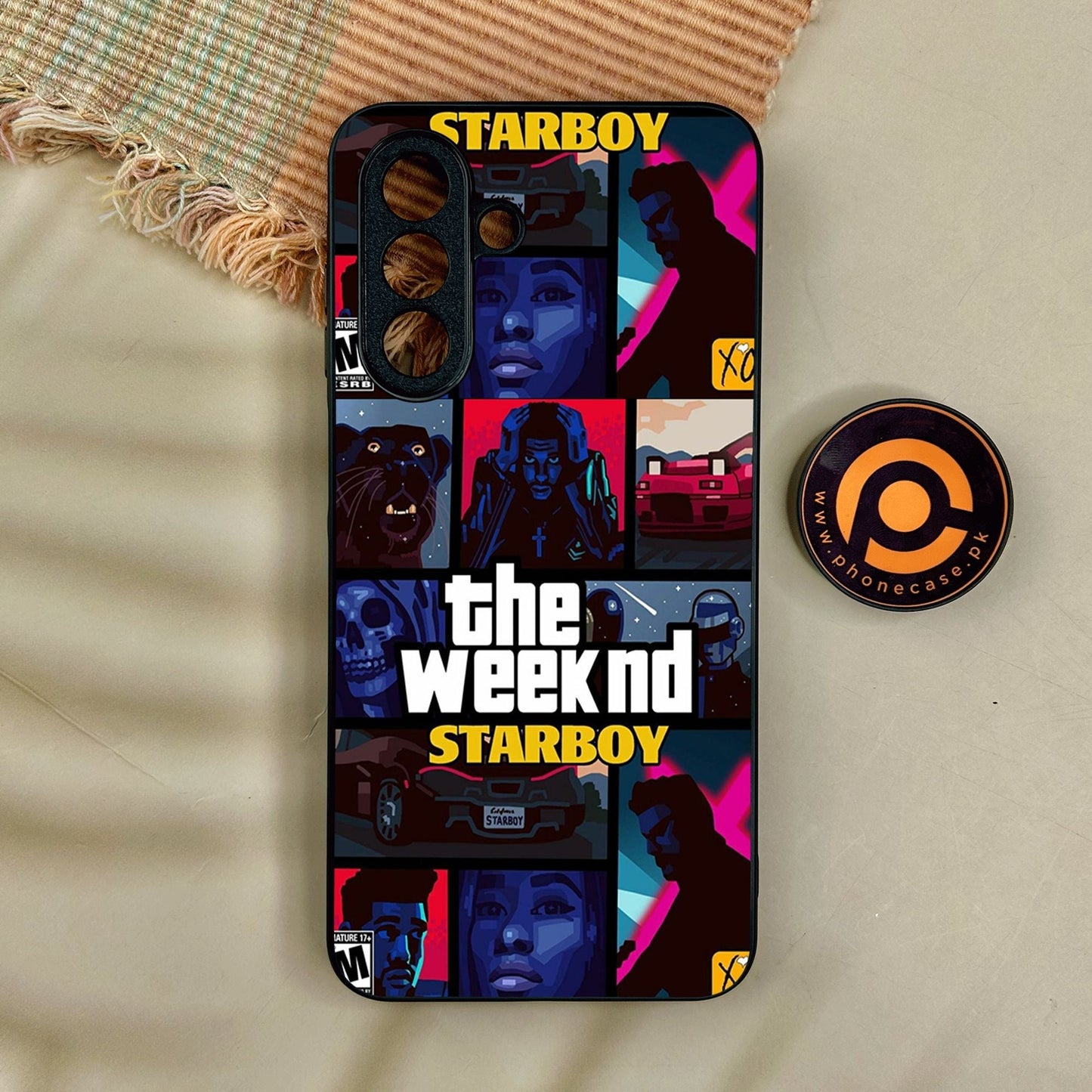 Samsung Galaxy A17 - The Weeknd Star Boy - Premium Metal Printed Soft Bumper Shock Proof Case