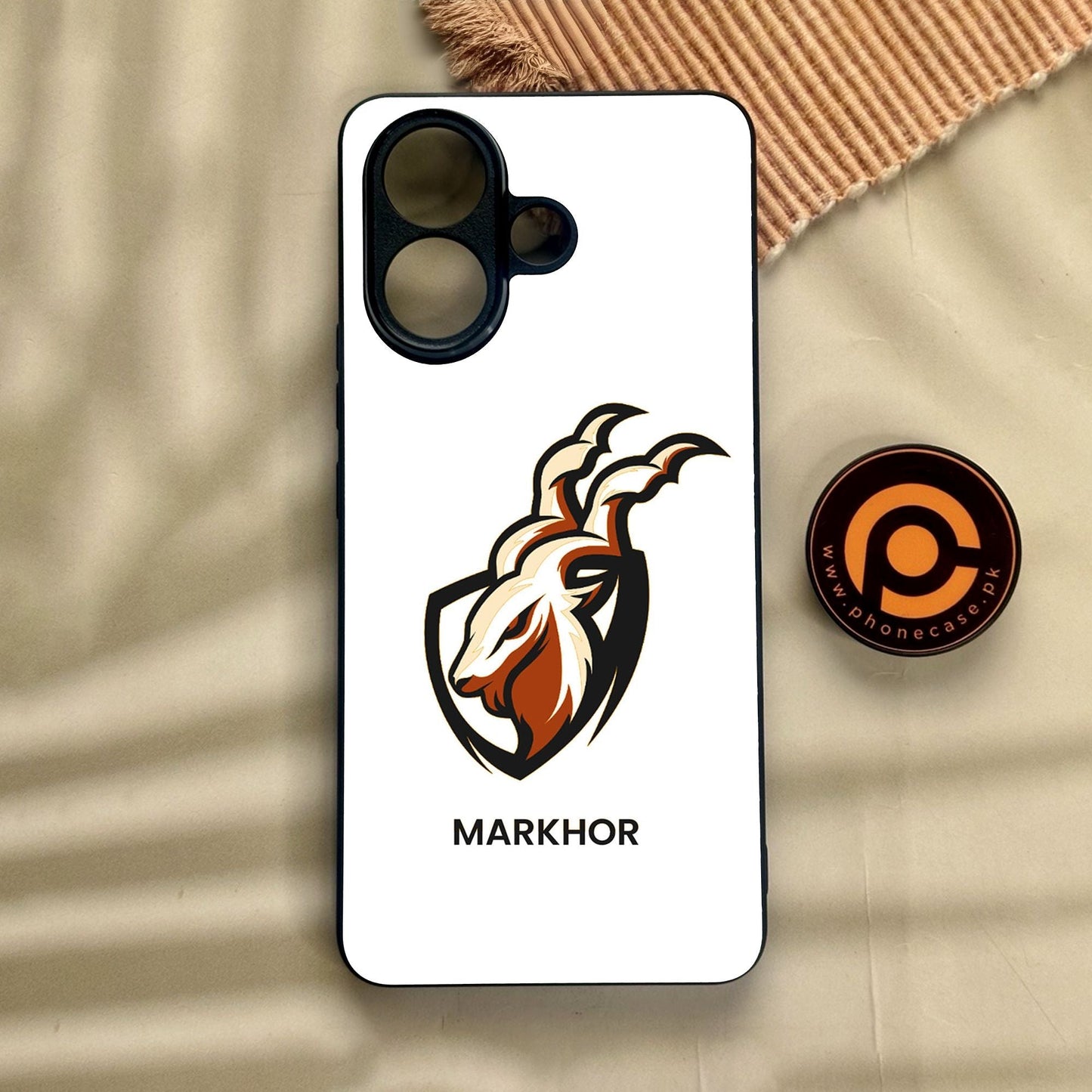 Vivo V60 Lite - Markhor Design 5 - Premium Metal Printed Soft Bumper Shock Proof Case
