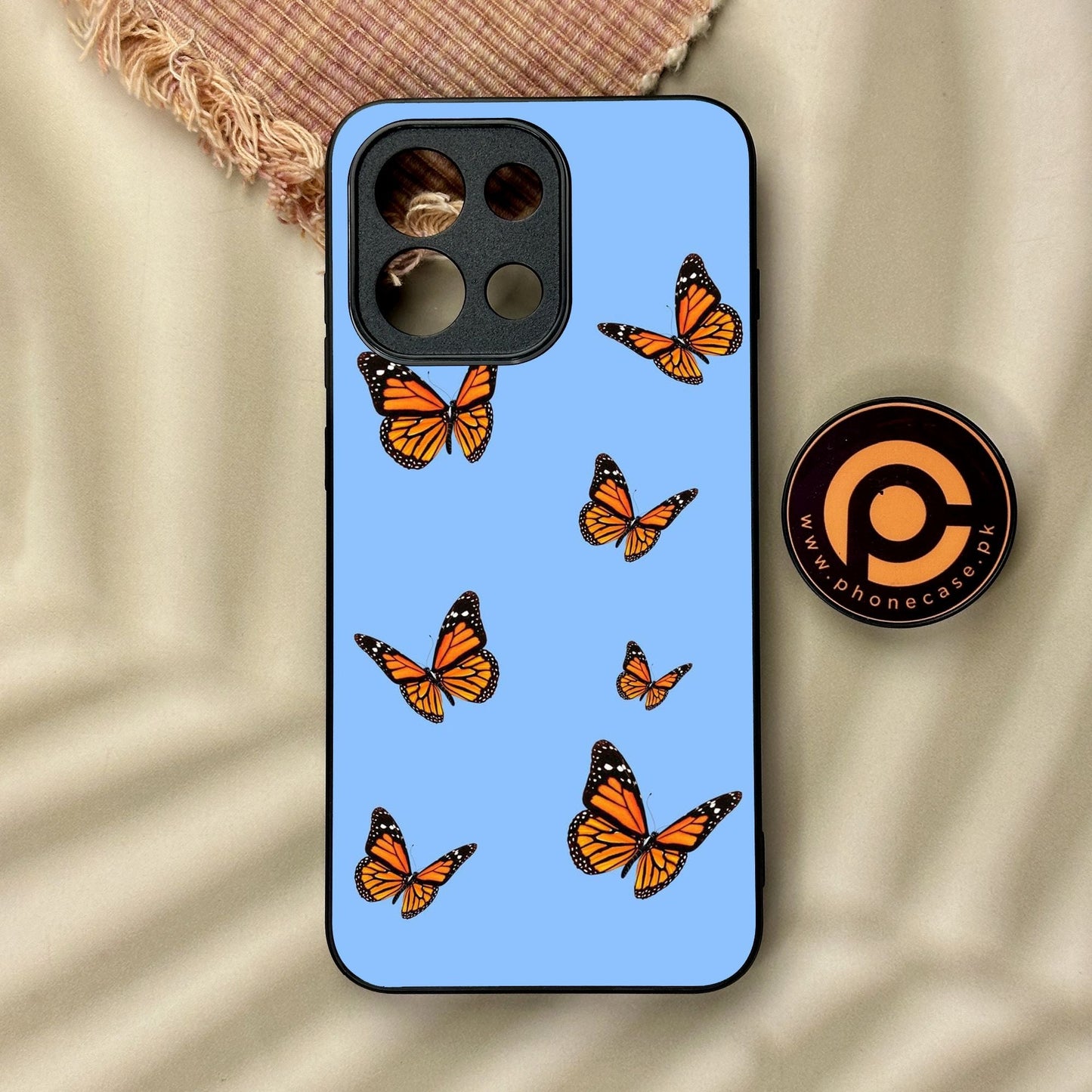 OnePlus 13T - Butterflies Design 3 - Premium Metal Printed Soft Bumper Shock Proof Case