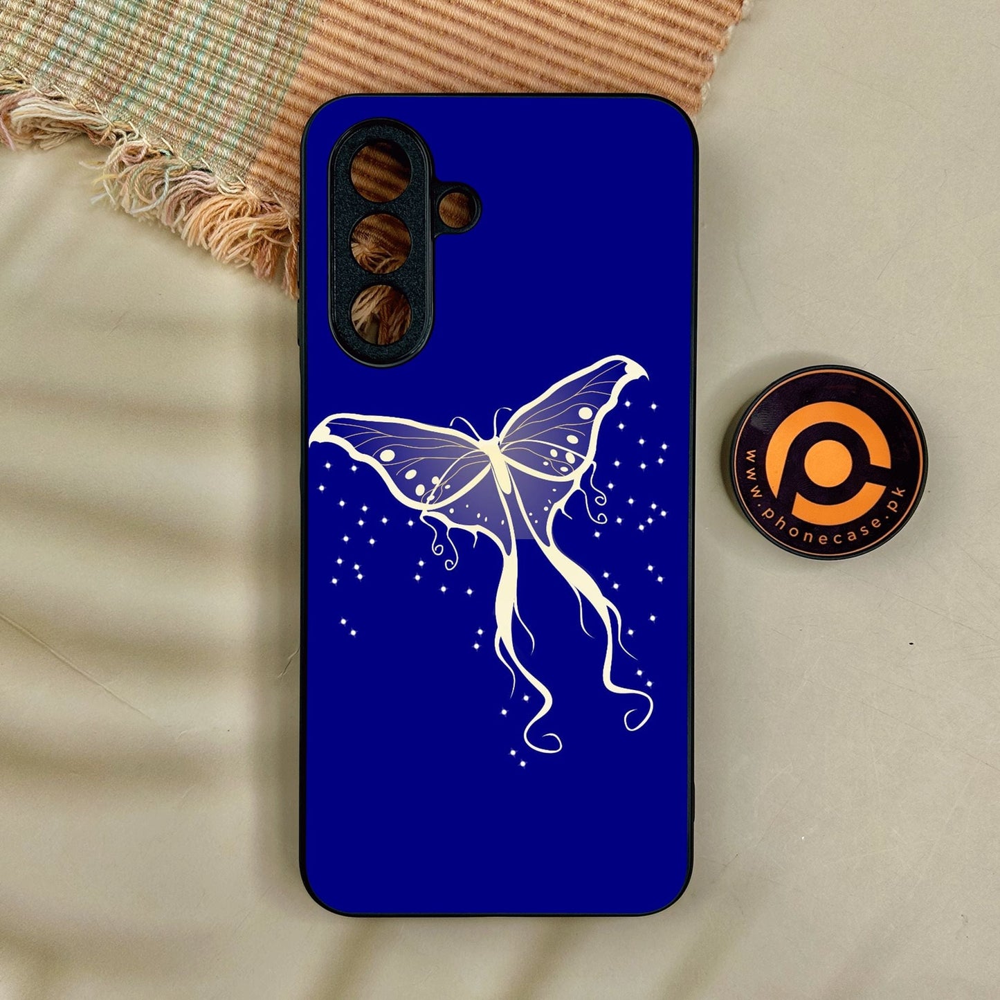 Samsung Galaxy A17 - Butterflies Design 1 - Premium Metal Printed Soft Bumper Shock Proof Case