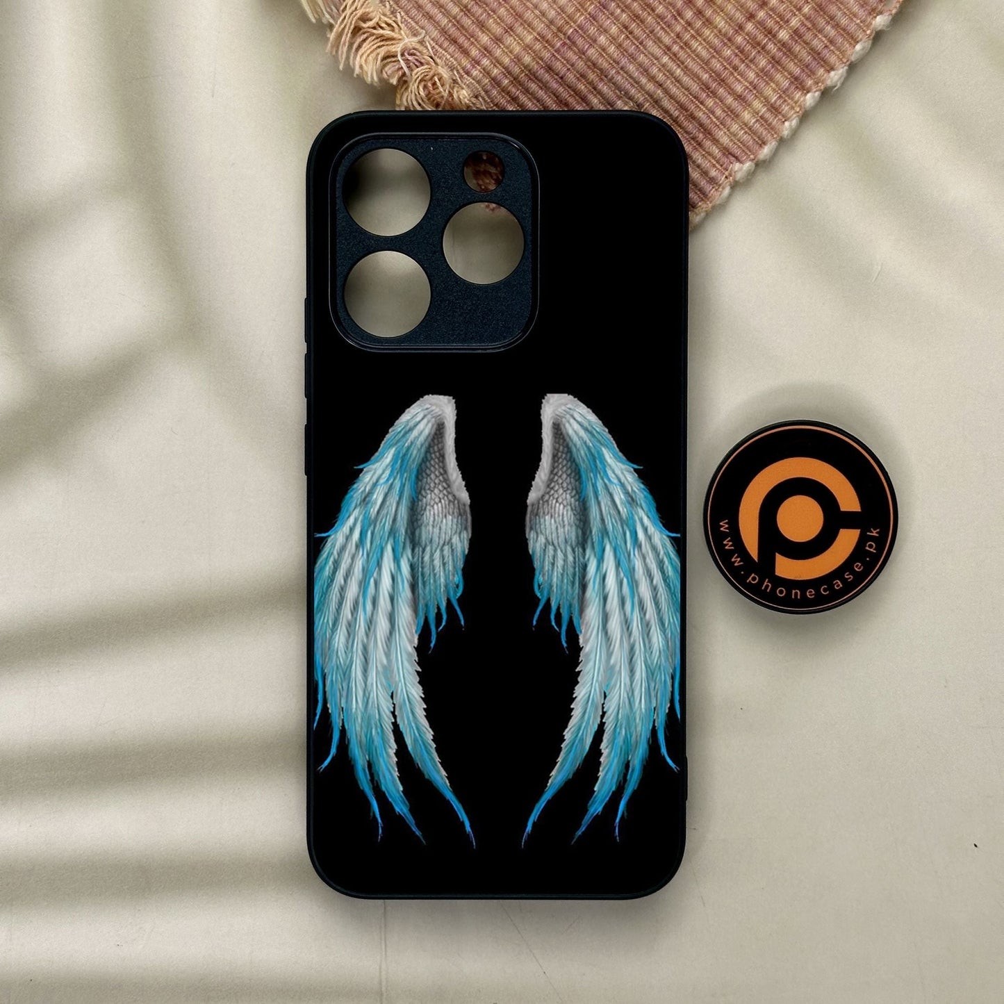 Realme 15T - Angel Wings Design 4 - Premium Metal Printed Soft Bumper Shock Proof Case