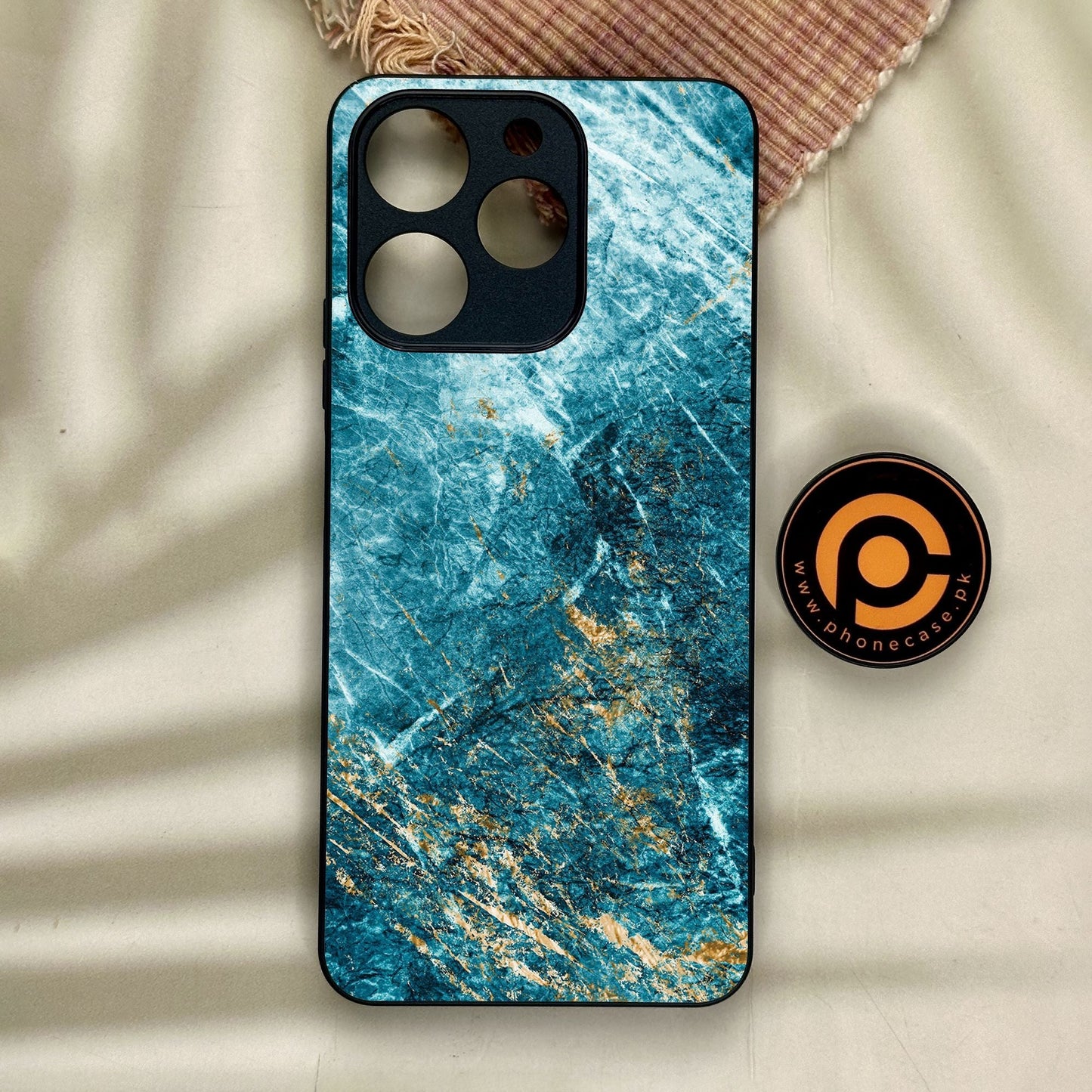 Realme Note 70 - Blue 2.0 Design 10 - Premium Metal Printed Soft Bumper Shock Proof Case