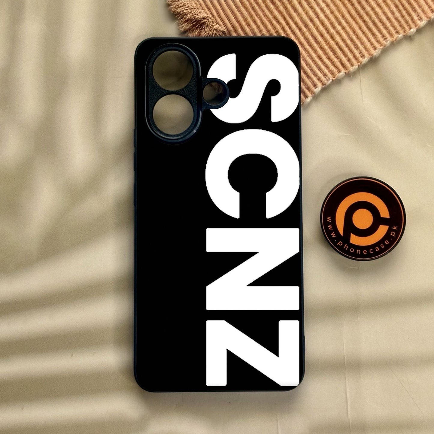 Vivo V60 Lite - Scnz - Premium Metal Printed Soft Bumper Shock Proof Case