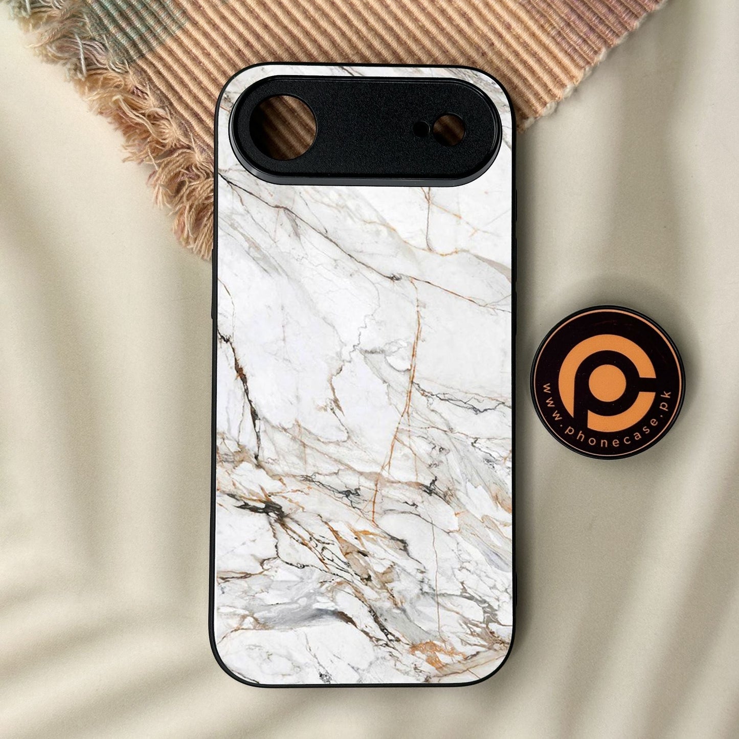 iPhone Air - White Design 6 - Premium Metal Printed Soft Bumper Shock Proof Case