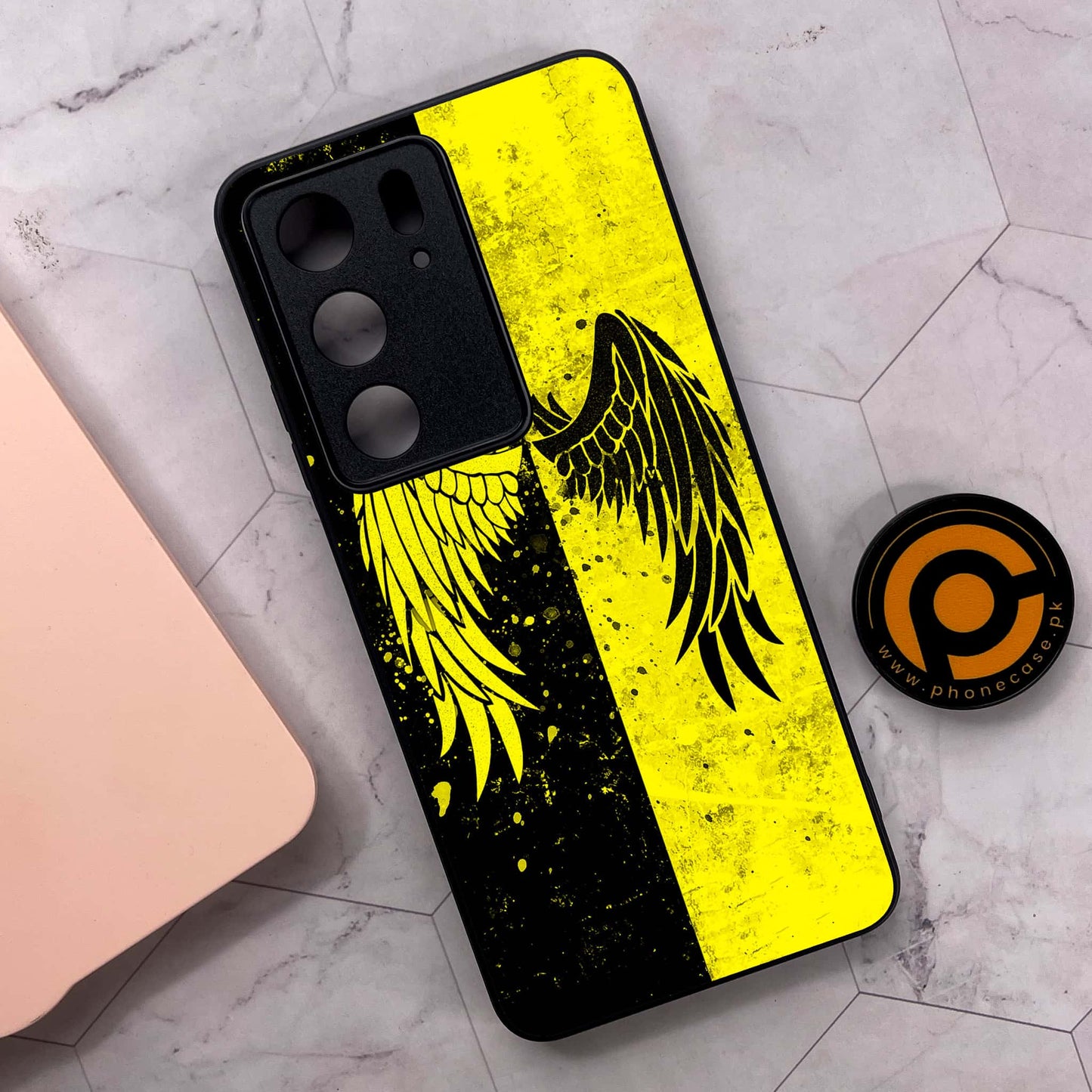 Realme C71 4G - Angel Wings 2.0 Design 1 - Premium Metal Printed soft Bumper shock Proof Case CS-38055