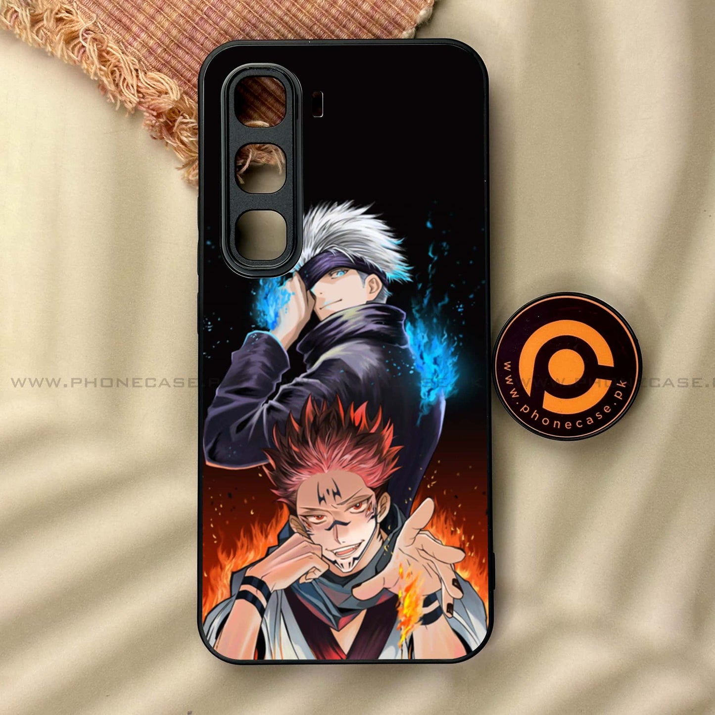 Infinix Hot 60 Pro - Anime 2.0 Design 10 - Premium Metal Printed soft Bumper shock Proof Case CS-38283
