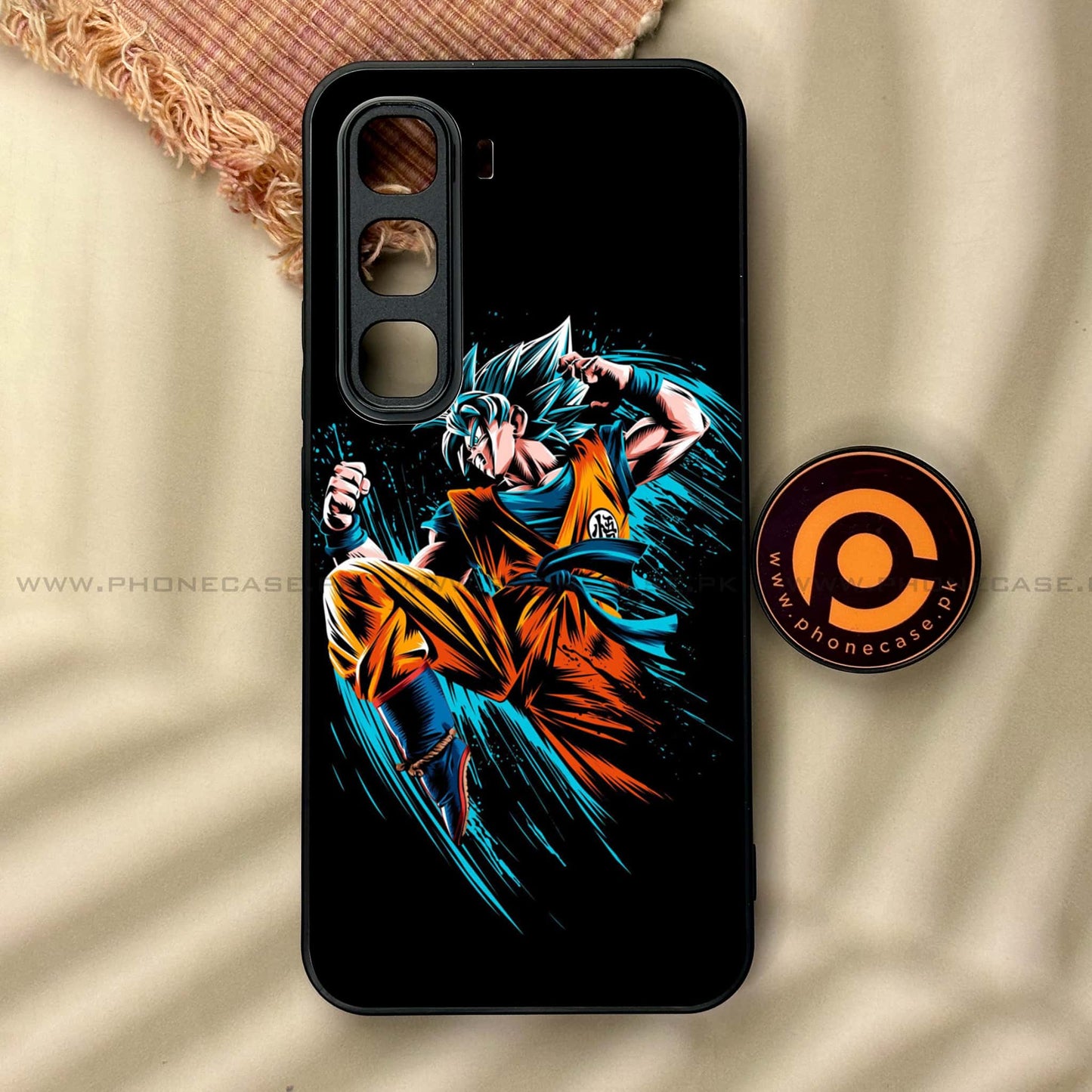 Infinix Hot 60 Pro - Anime 2.0 Design 2 - Premium Metal Printed soft Bumper shock Proof Case CS-38080