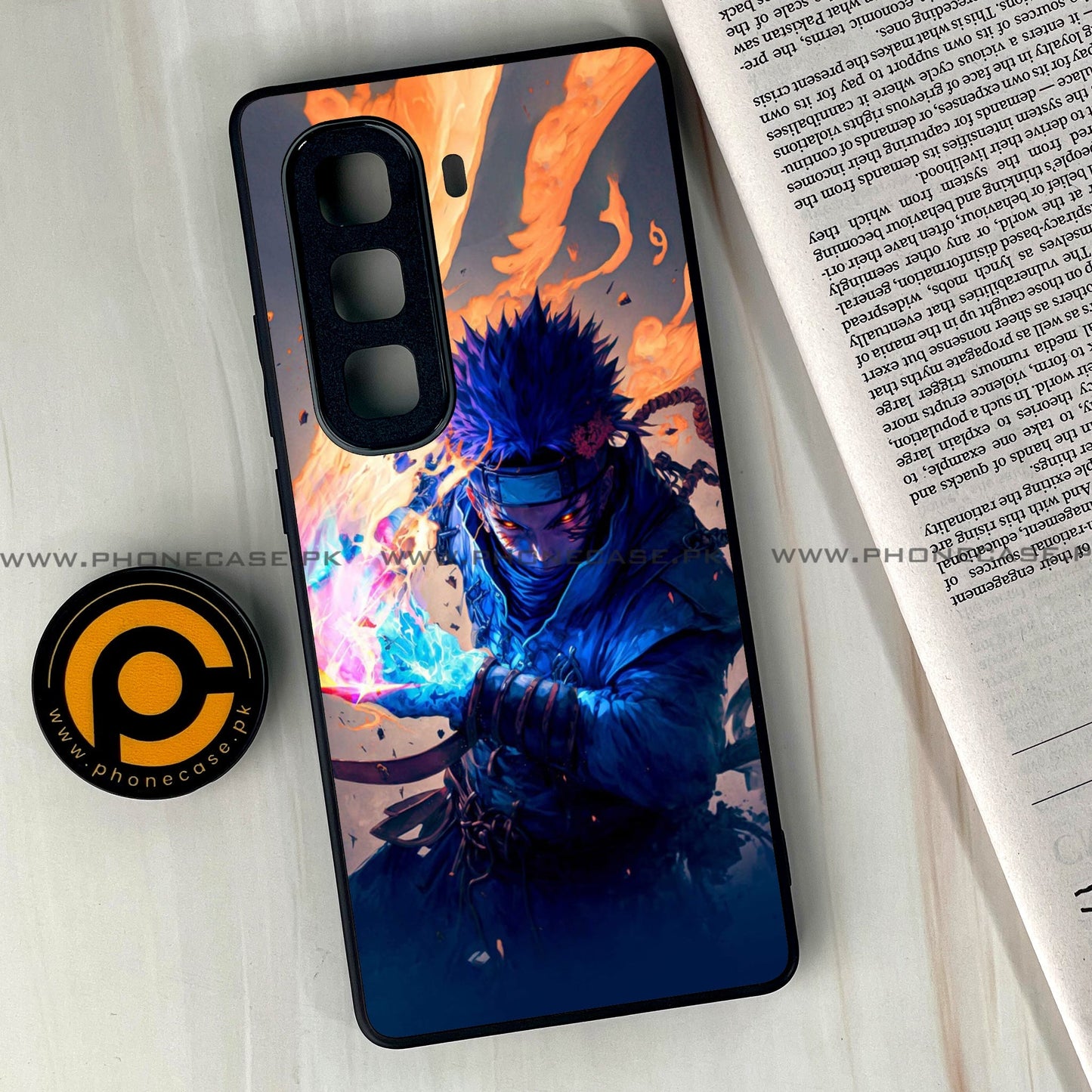 Infinix Hot 50 Pro - Anime 2.0 Design 3 - Premium Metal Printed soft Bumper shock Proof Case CS-38832
