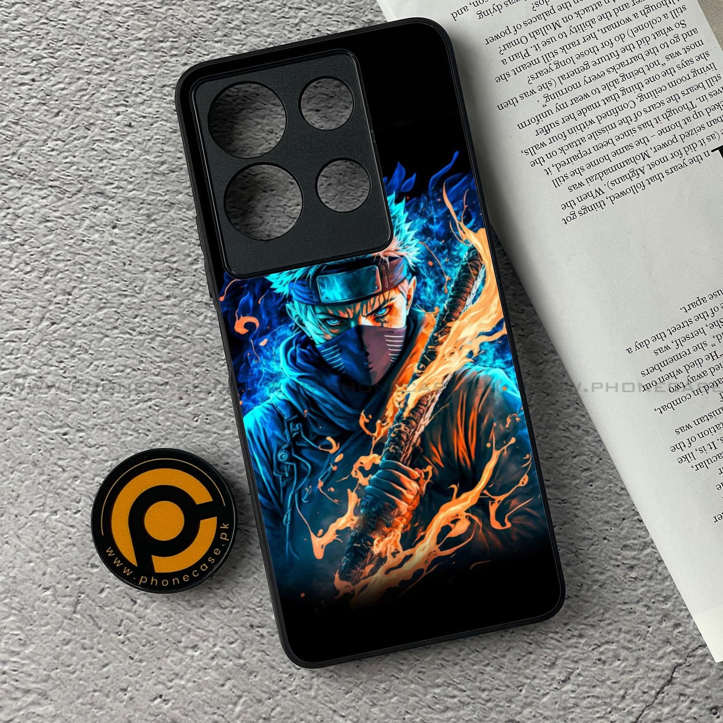 Infinix Note 30 - Anime 2.0 Design 4 - Premium Printed Glass soft Bumper shock Proof Case CS-39178