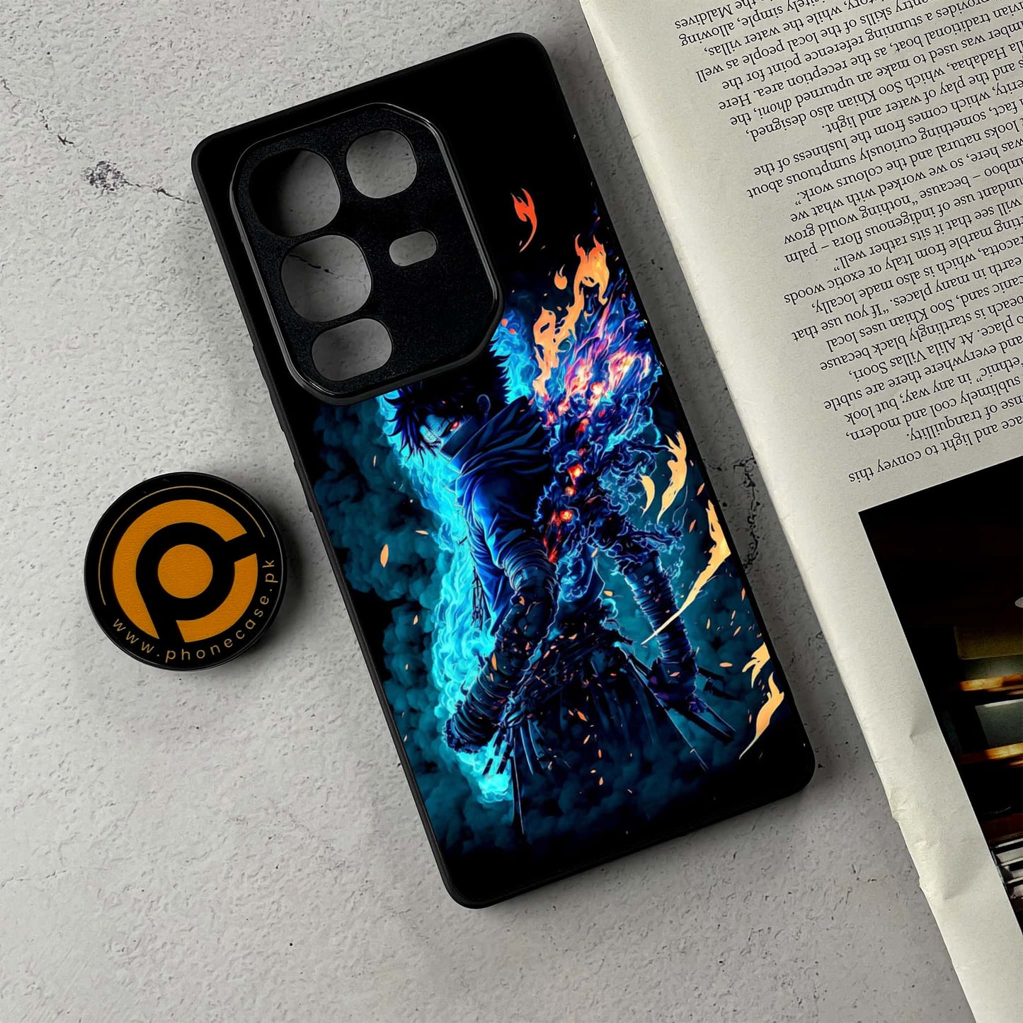 Infinix Note 50 Pro - Anime 2.0 Design 7 - Premium Metal Printed Soft Bumper Shockproof Case CS-37794