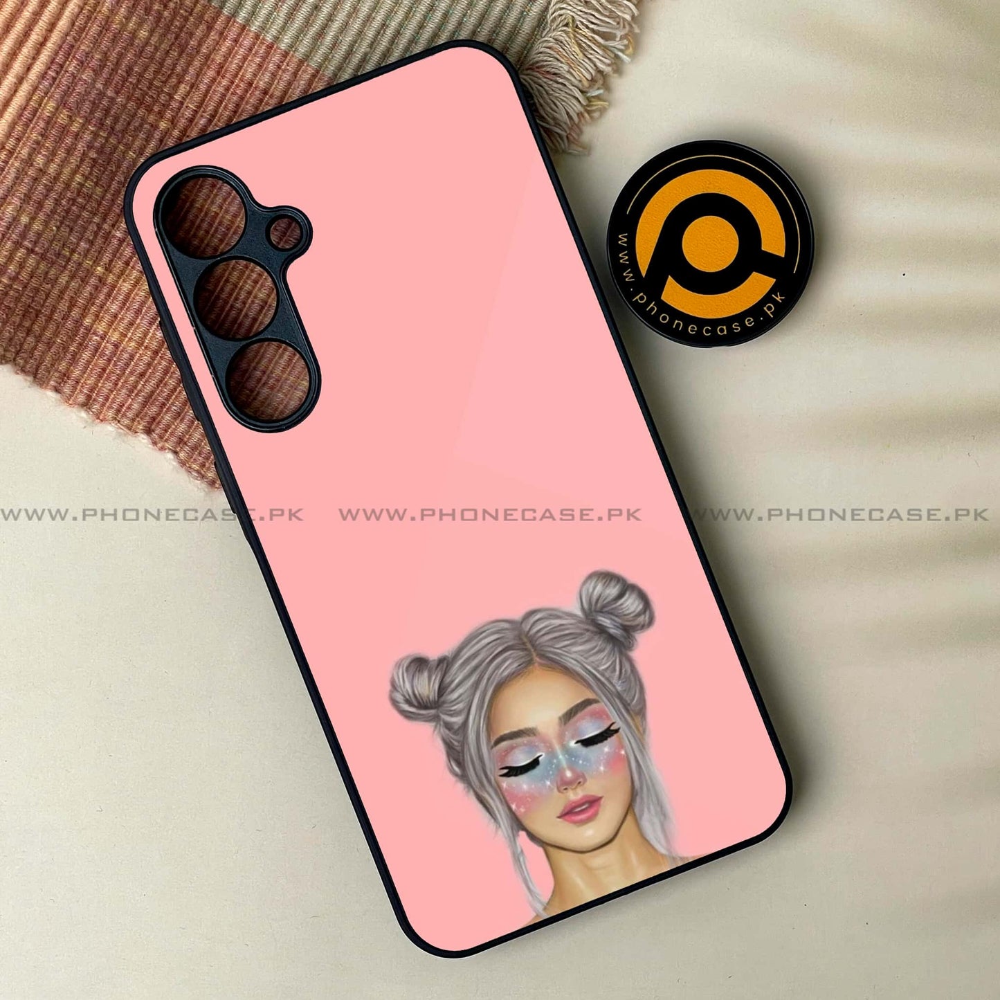 Samsung Galaxy A16 - Anime Girls Series - Premium Metal Printed soft Bumper Shock Proof Case