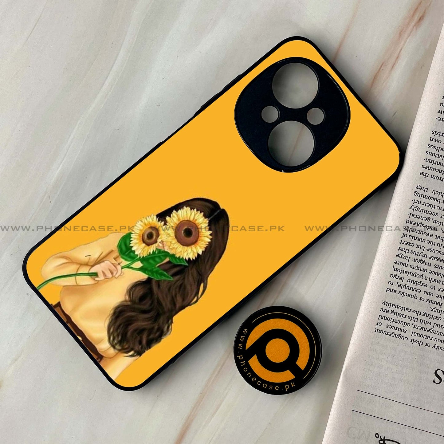 Tecno Spark Go 1 - Anime Girls Series - Premium Printed Glass soft Bumper shock Proof Case