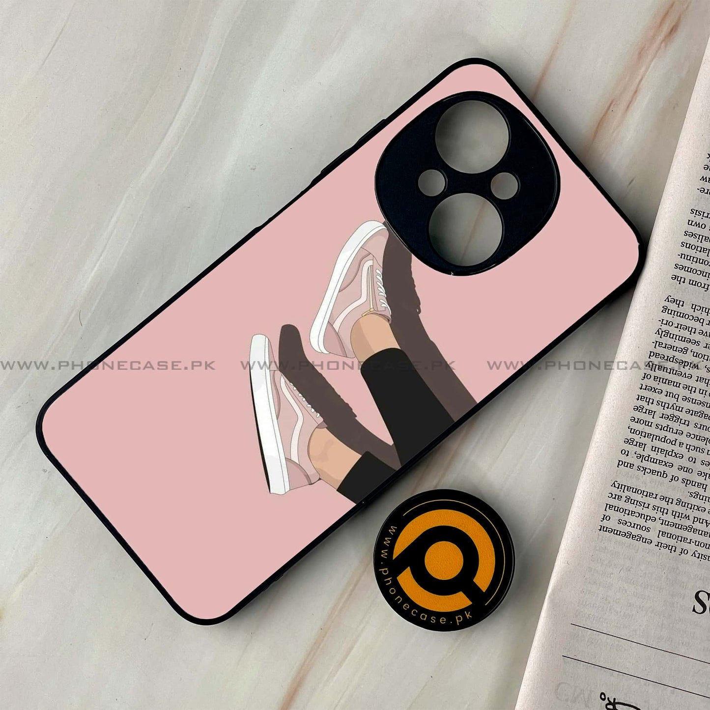 Tecno Spark Go 1 - Anime Girls Series - Premium Printed Glass soft Bumper shock Proof Case