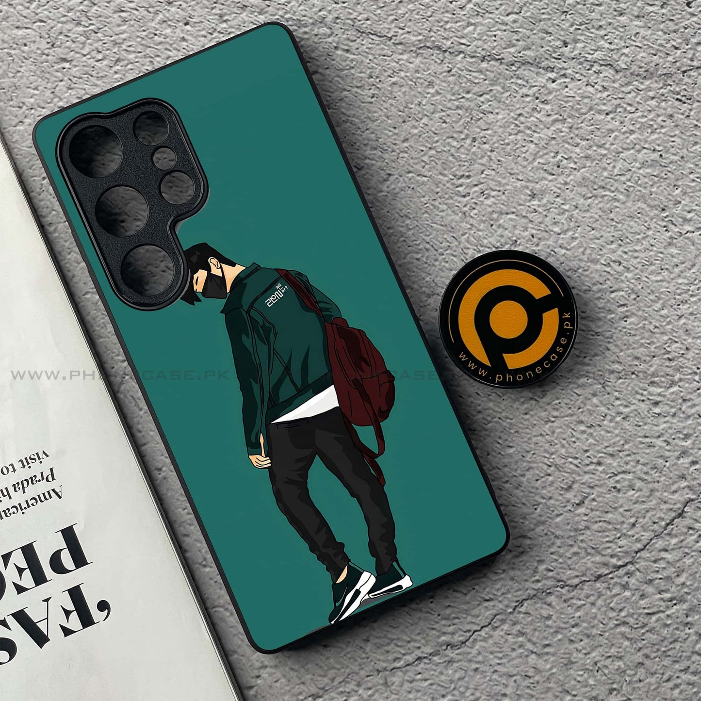 Samsung Galaxy S25 Ultra - Anime Design 1 - Premium Metal Printed soft Bumper shock Proof Case CS-37874