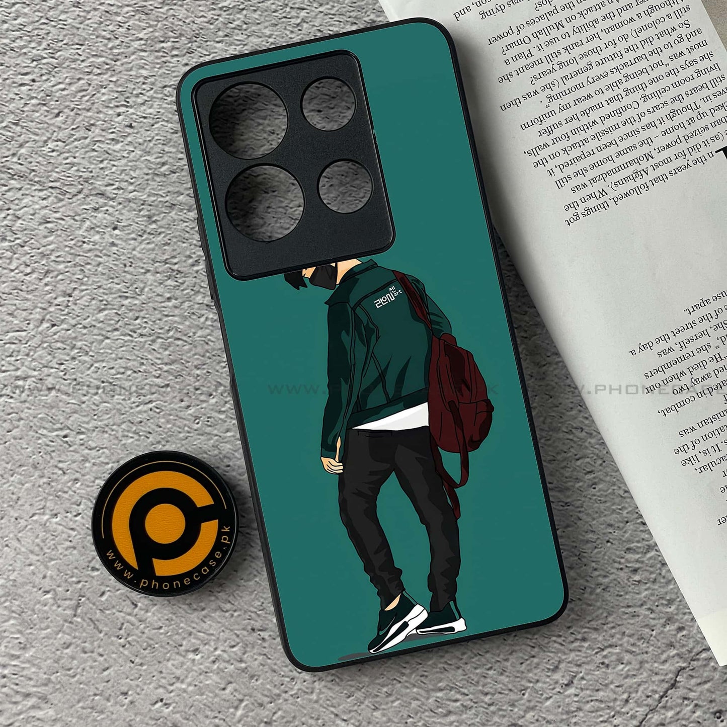 Infinix Note 30 - Anime Design 1 - Premium Printed Glass soft Bumper shock Proof Case CS-38464