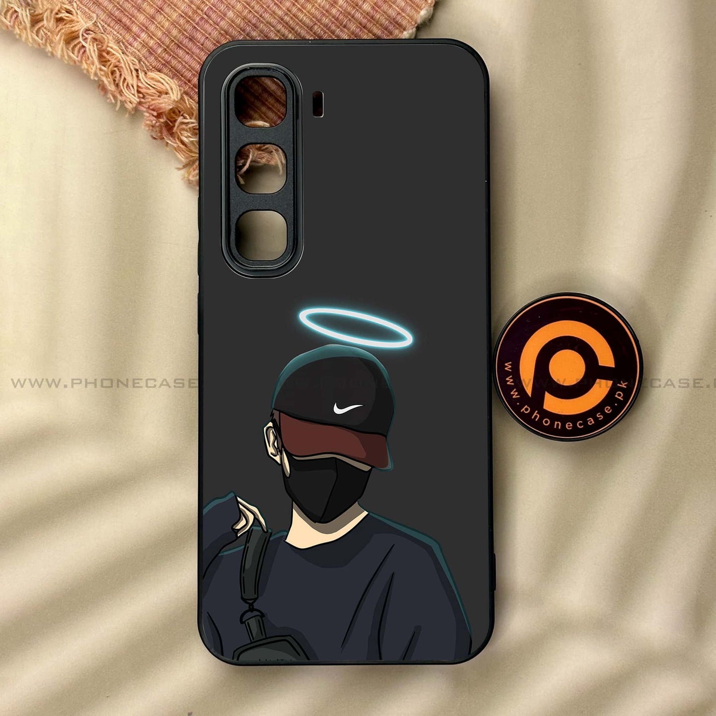 Infinix Hot 60 Pro - Anime Design 4 - Premium Metal Printed soft Bumper shock Proof Case CS-38430