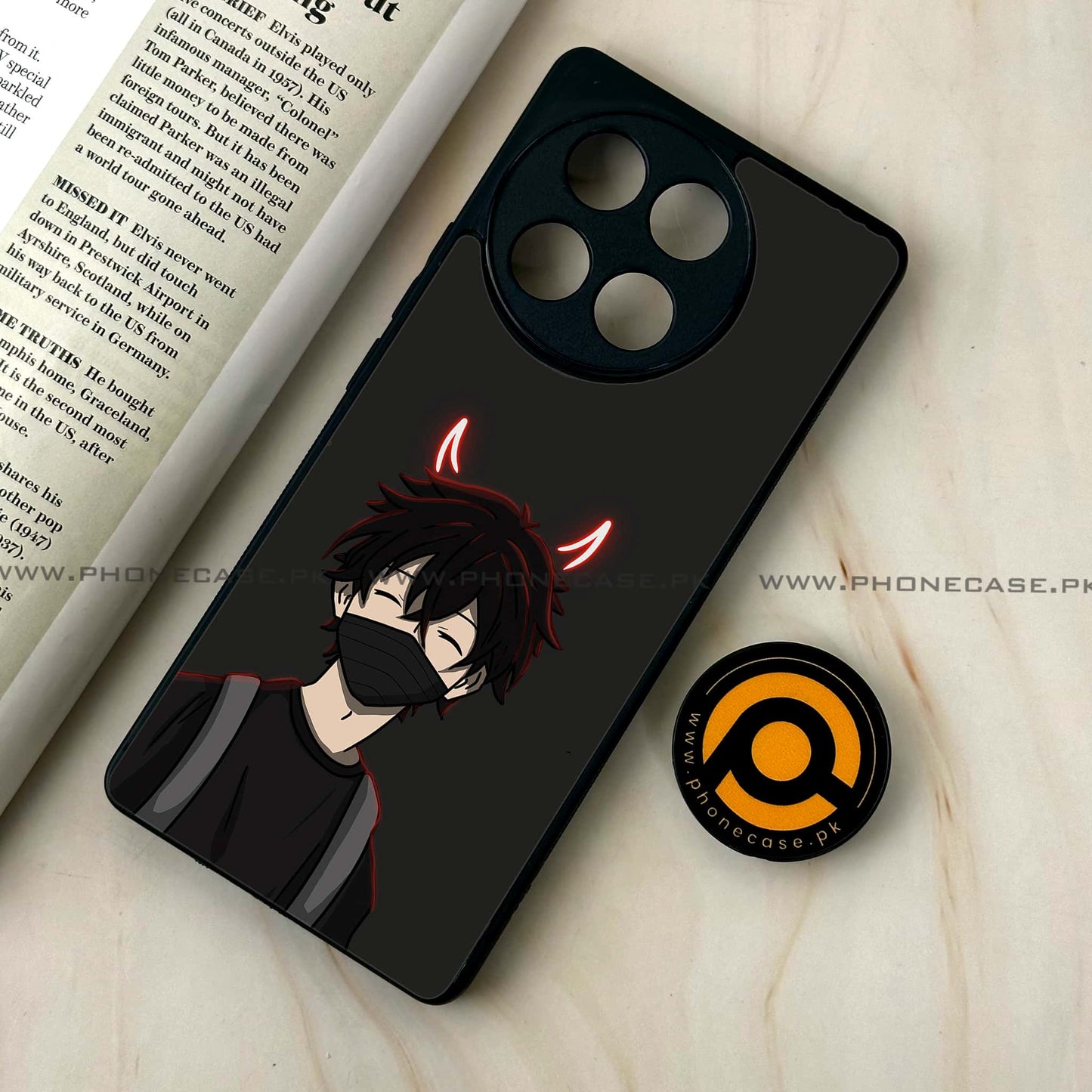 Tecno Camon 30s - Anime Design 7 - Premium Metal Printed soft Bumper shock Proof Case CS-39015