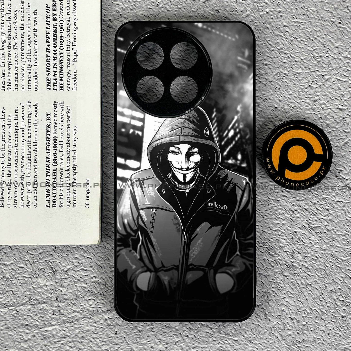OnePlus Ace 5 - Anonymous 2.0 Series - Premium Metal Printed soft Bumper shock Proof Case