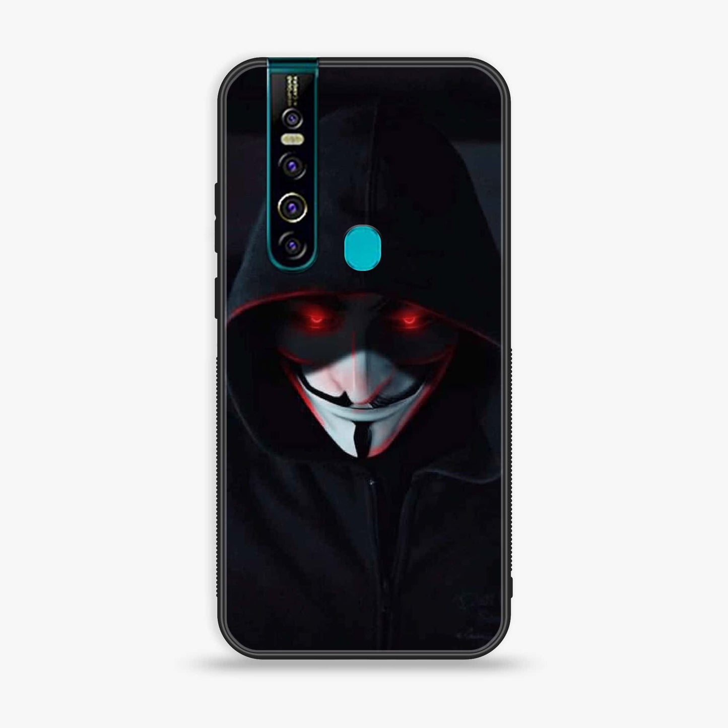 Tecno Camon 15 Pro - Black Art Design 10 - Premium Printed Glass soft Bumper shock Proof Case CS-39046