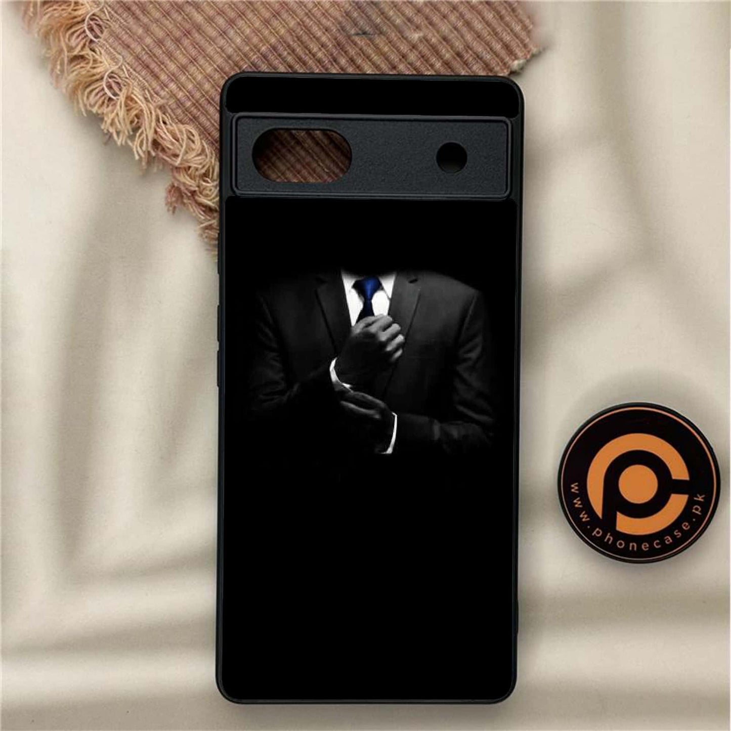 Google Pixel 6A - Black Art Design 1 - Premium Metal Printed soft Bumper Shock Proof Case CS-21380 CS-23844 CS-28878 CS-30842 CS-31594 CS-31728