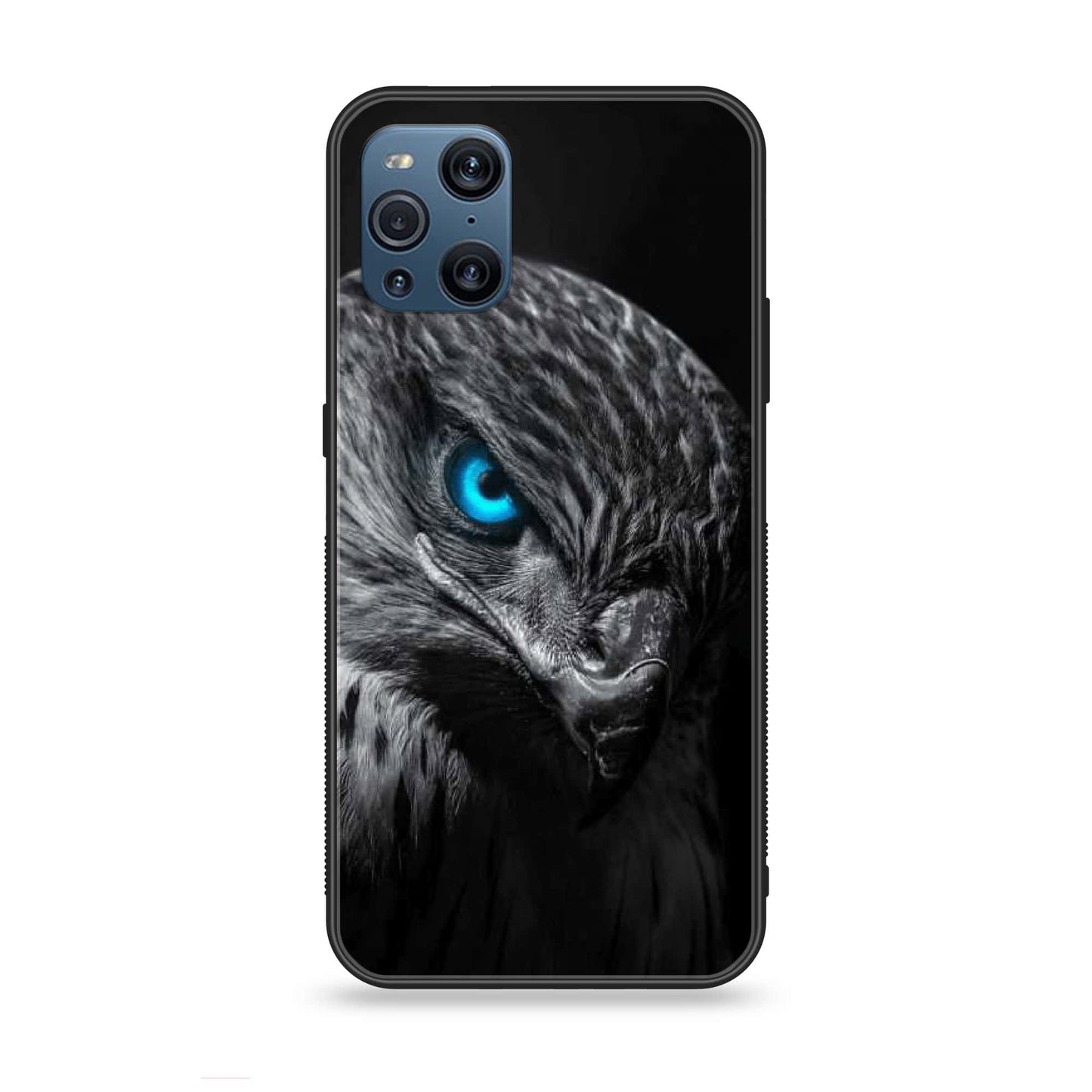 Oppo Find X3 - Black Art Design 2 - Premium Printed Glass soft Bumper shock Proof Case CS-39199