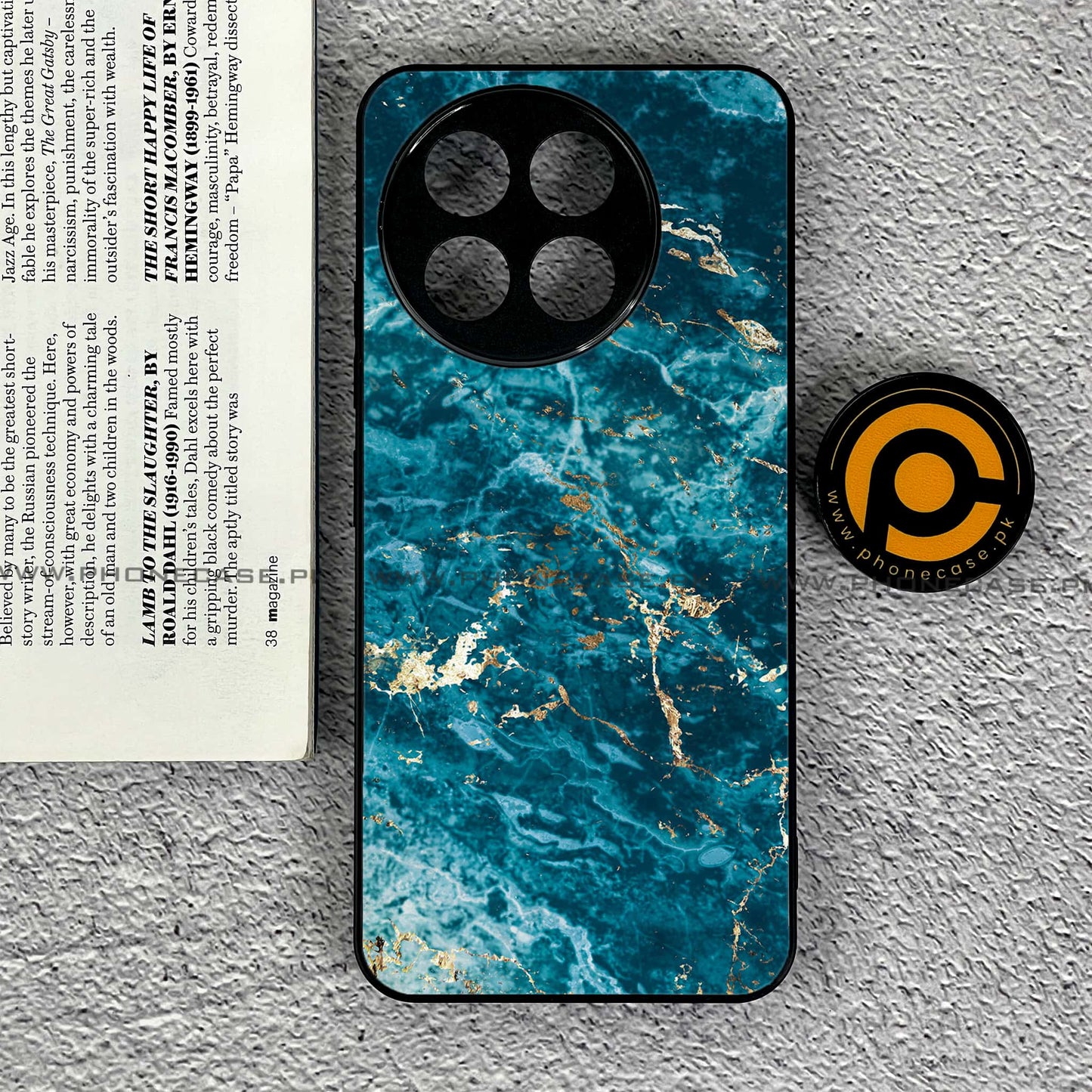 OnePlus Ace 5 - Blue Marble 2.0 Series - Premium Metal Printed soft Bumper shock Proof Case