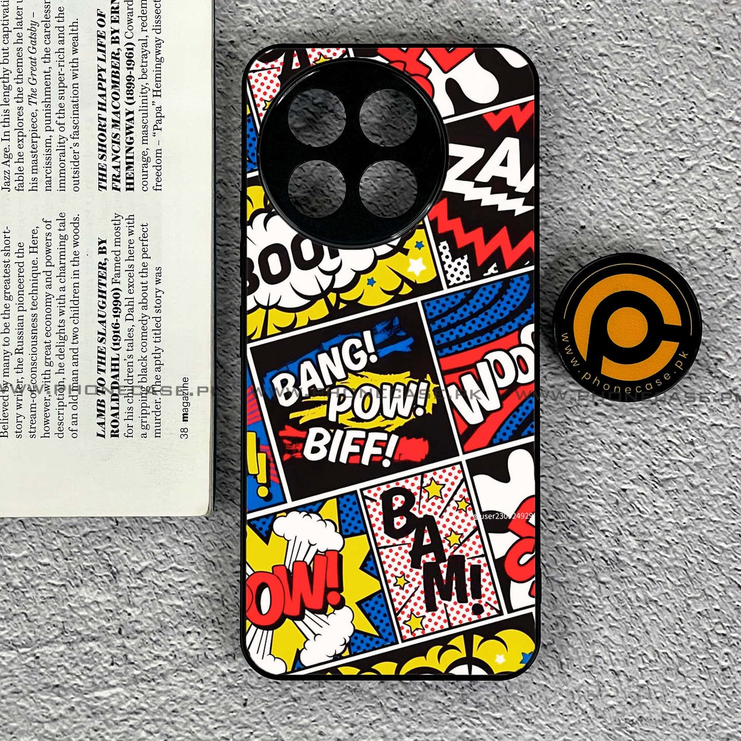 Tecno Spark 30 Pro - Boom - Premium Printed Metal soft Bumper shock Proof Case CS-37773