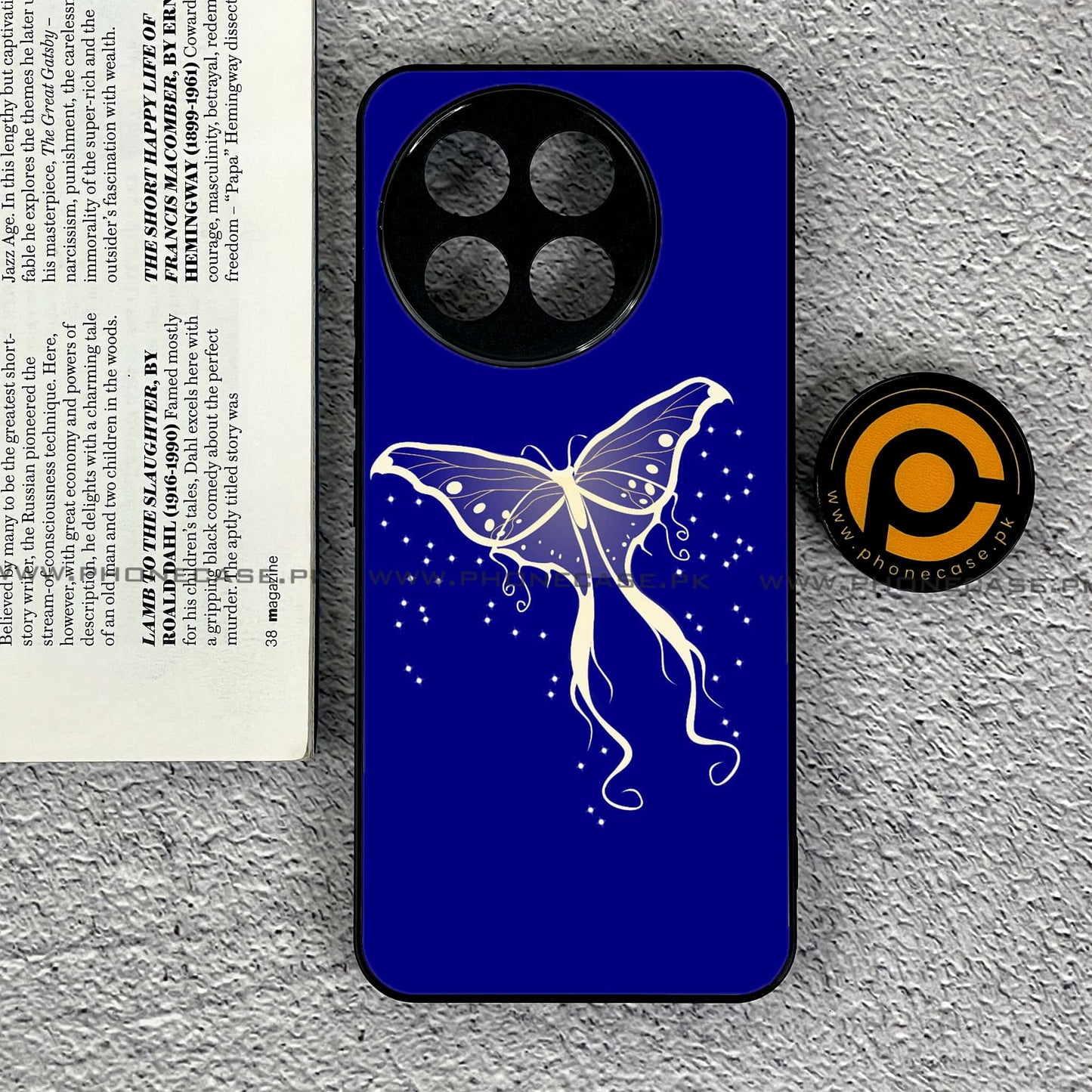 OnePlus Ace 5 - Butterflies Design Series - Premium Metal Printed soft Bumper shock Proof Case