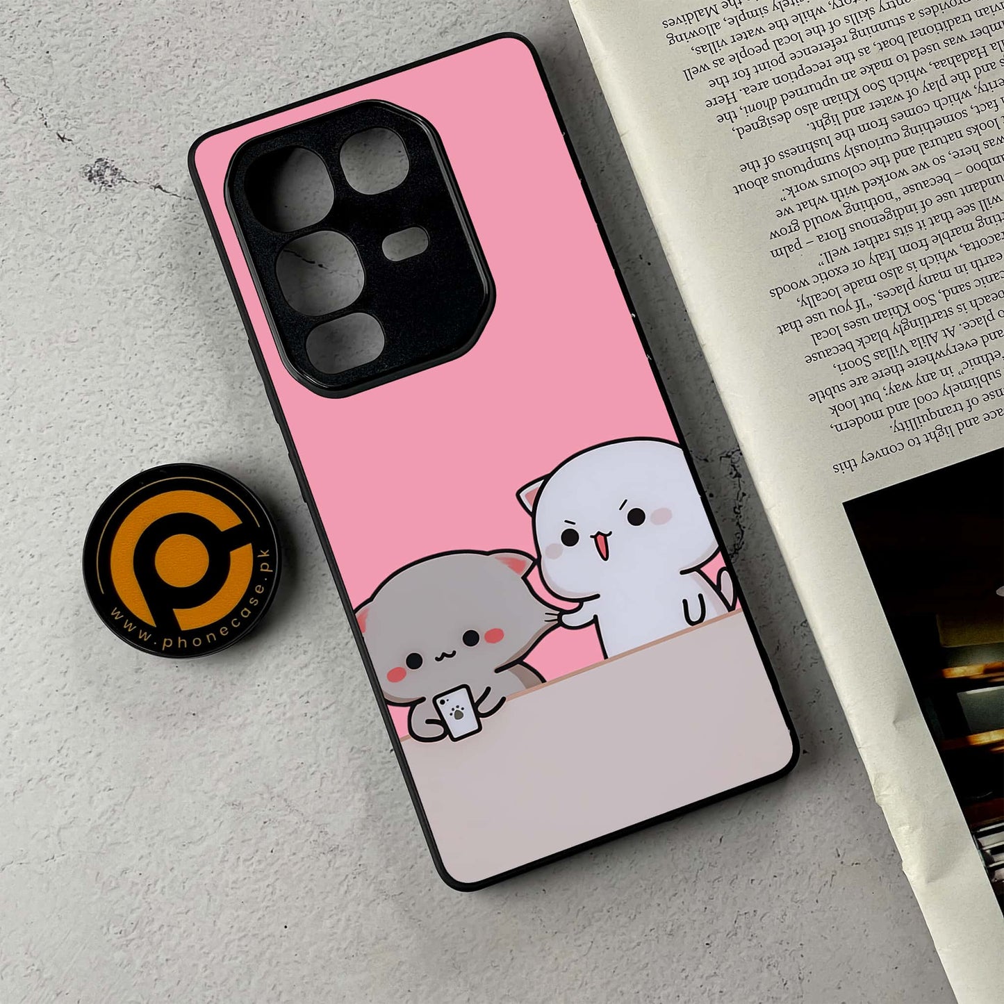 Infinix Note 50 - Cute BuBu DuDu Design 2 - Premium Metal Printed Soft Bumper Shockproof Case CS-38074