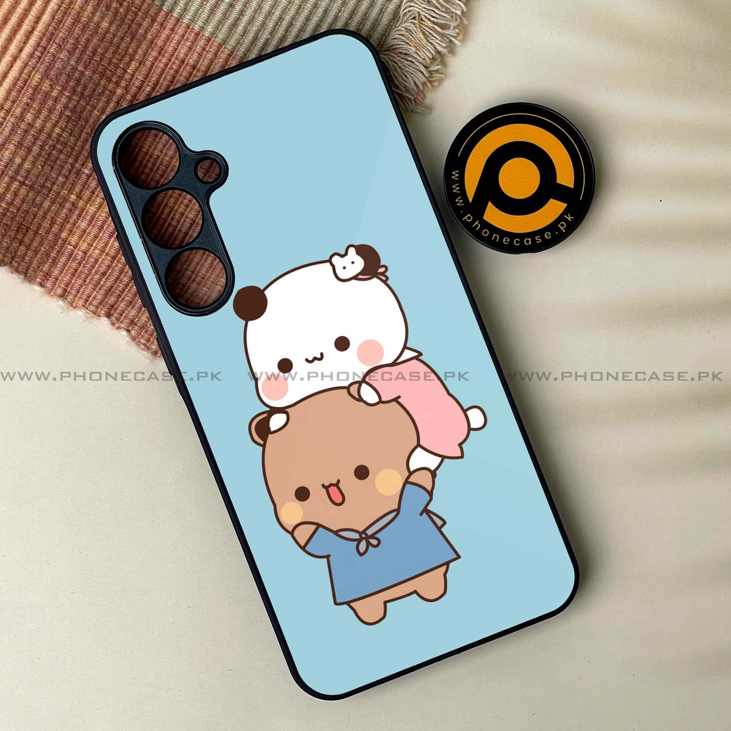 Samsung Galaxy A16 - Cute BuBu DuDu Design 5 - Premium Metal Printed soft Bumper Shock Proof Case