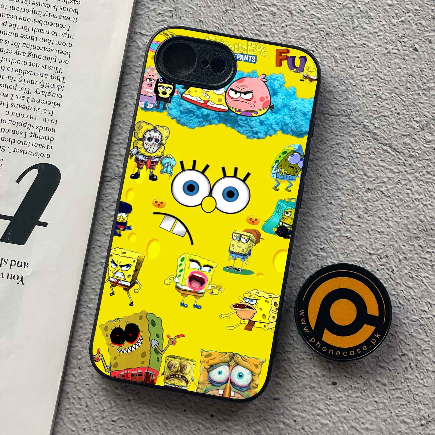 iPhone 16e - Cute Emoji - Premium Metal Printed soft Bumper shock Proof Case CS-38224
